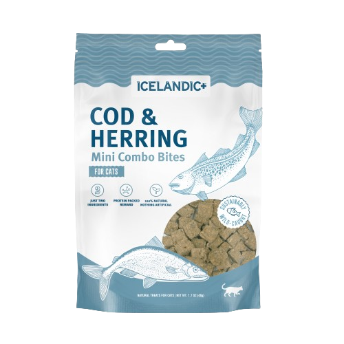 Icelandic+ Fish Treat Mini Cod & Herring Combo Bites