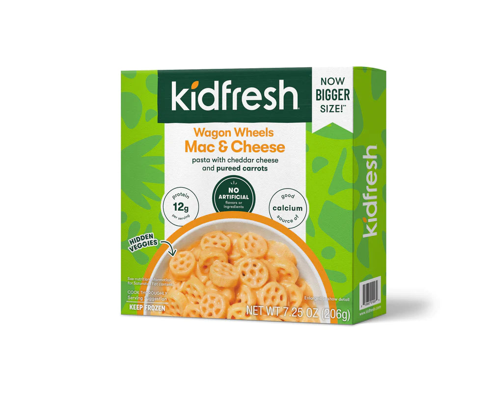 kidfresh Mac & Cheese Wagon Wheels