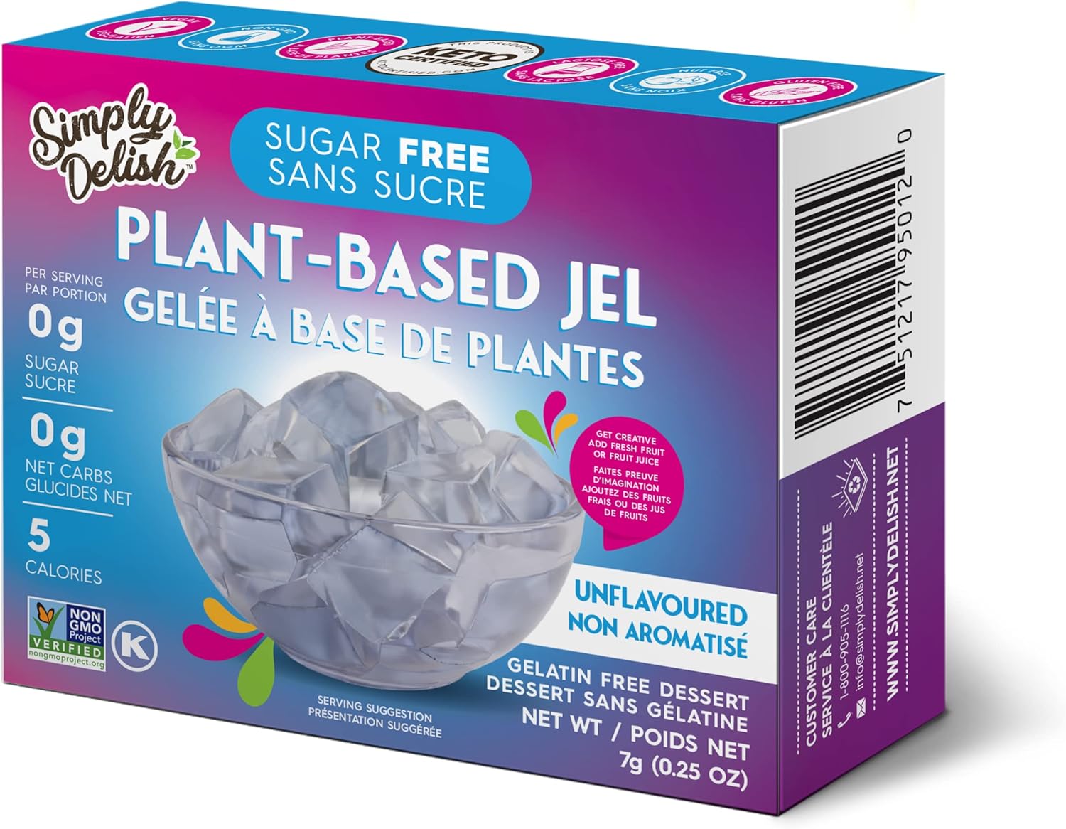 Simply Delish Plant-Based Unflavoured Jello