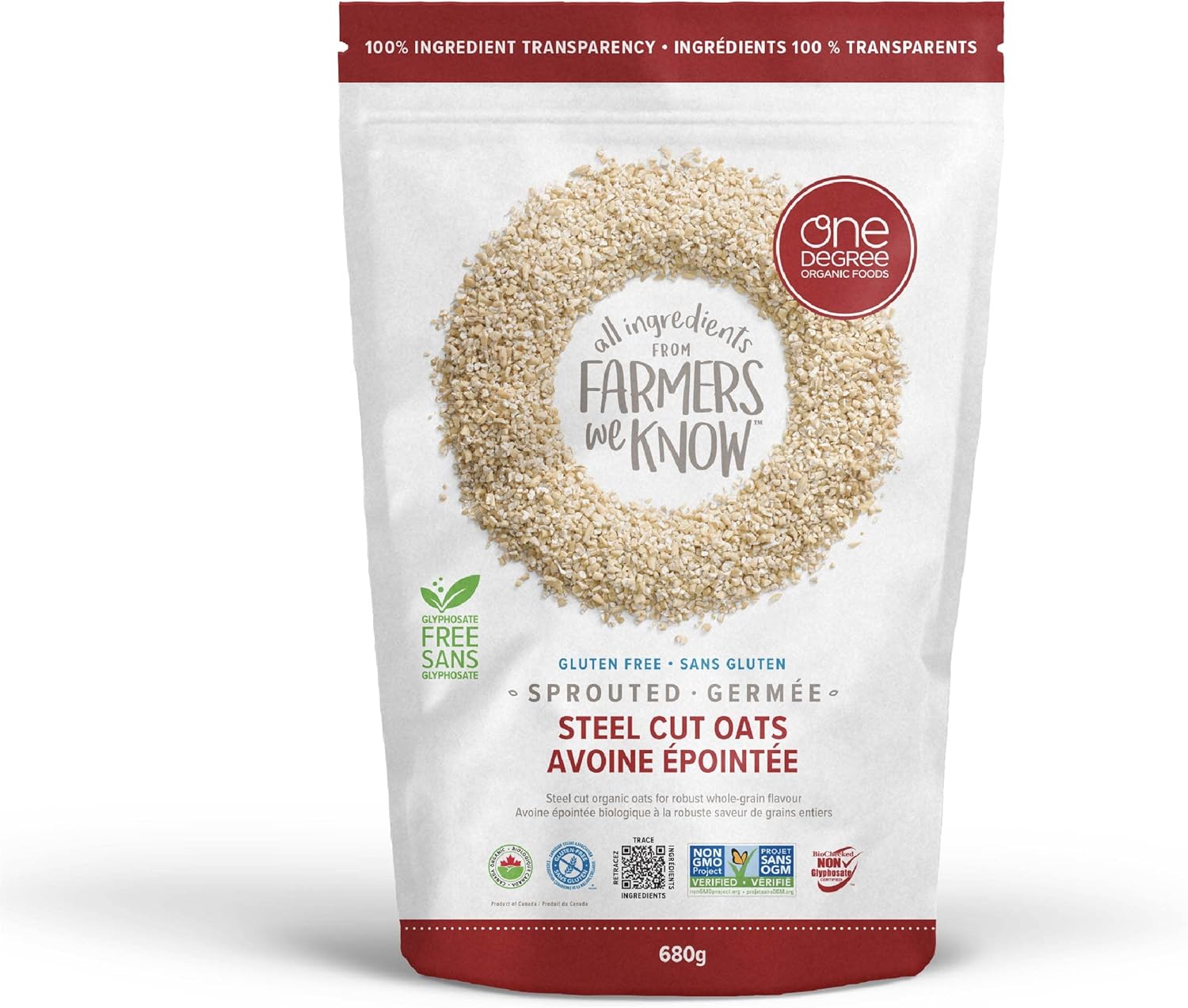 Organic Sprouted Steel Cut Oats