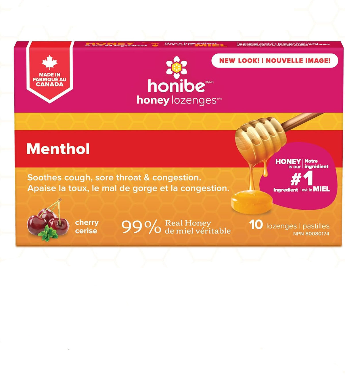 Honibe Cherry Honey Lozenges
