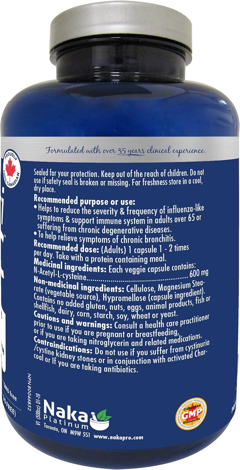 Naka Extra Strength NAC - 600mg