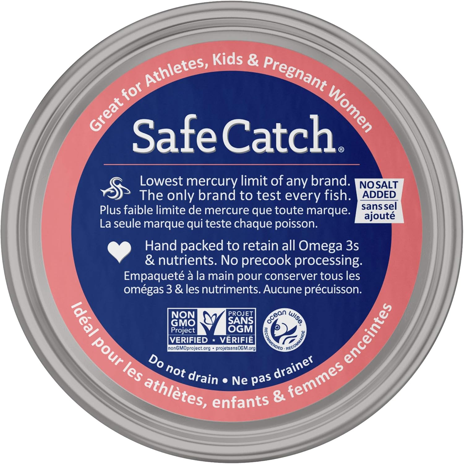 Safe Catch Wild Pink Salmon No Salt