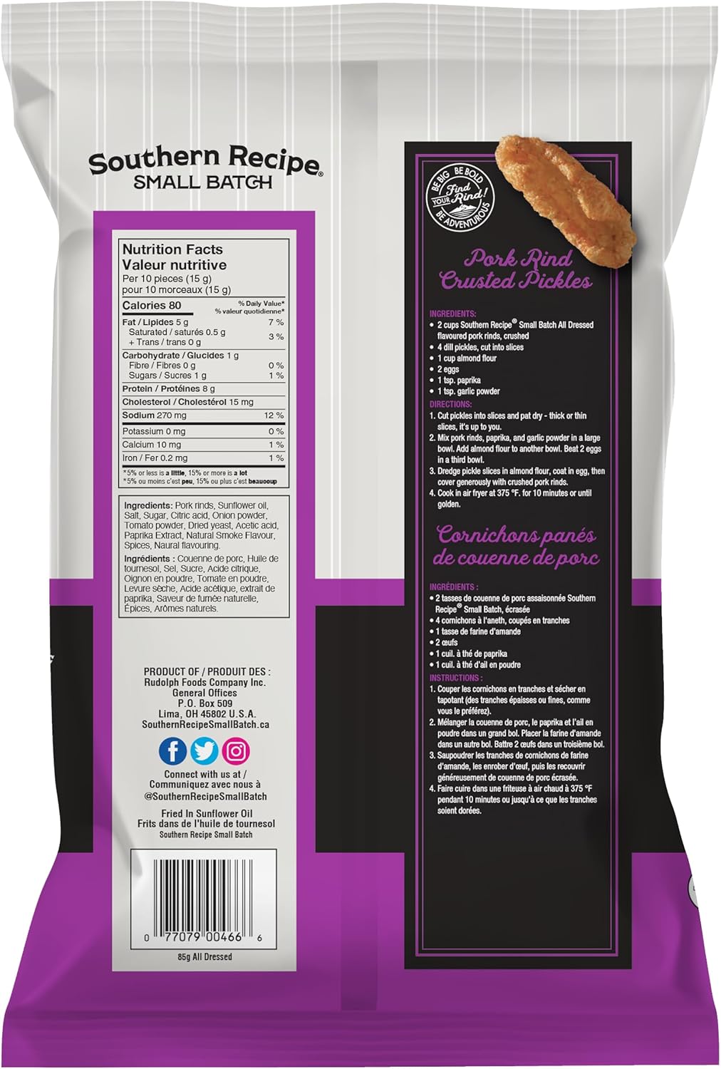 Southern Recipe All Dressed Pork Rinds