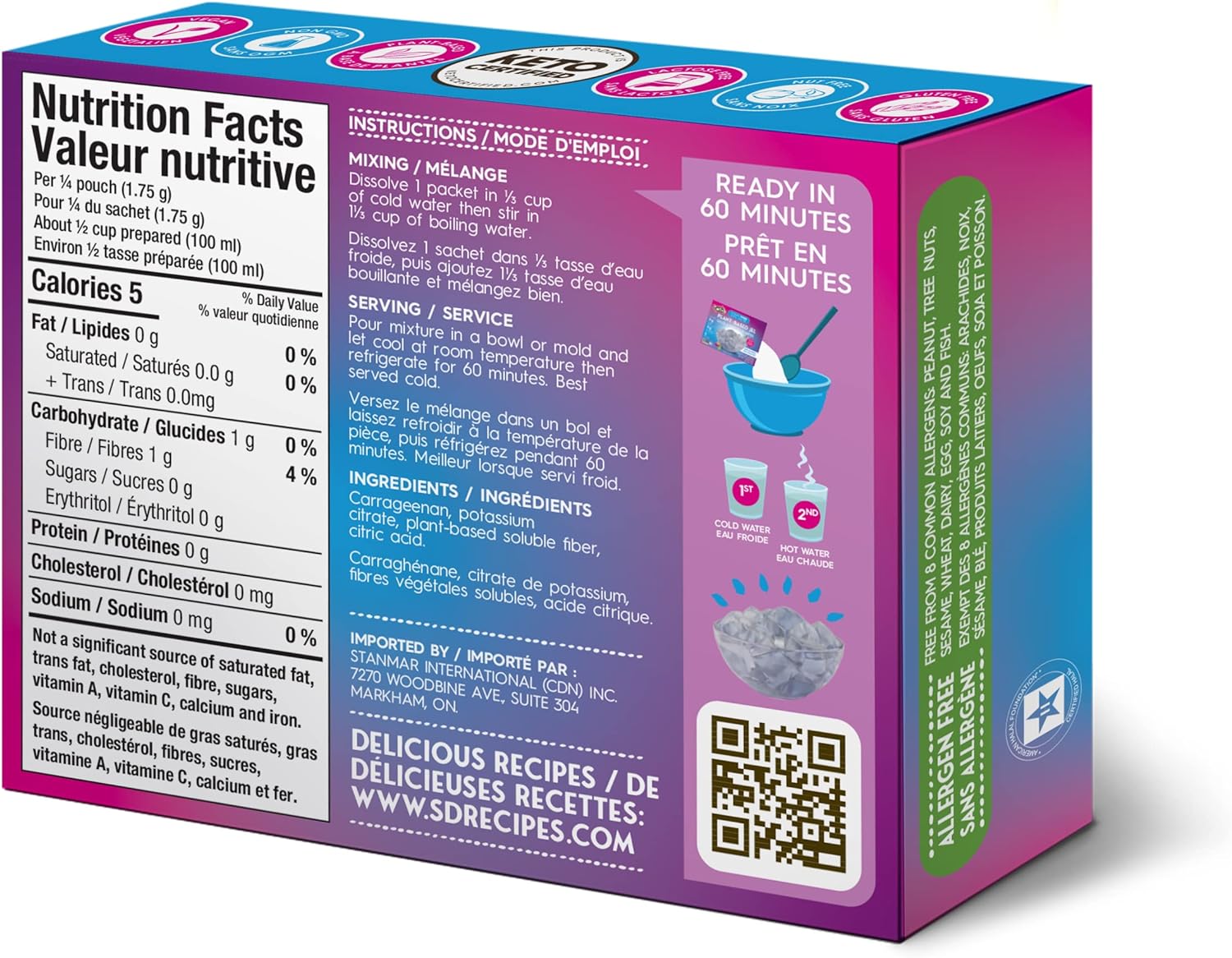 Simply Delish Plant-Based Unflavoured Jello