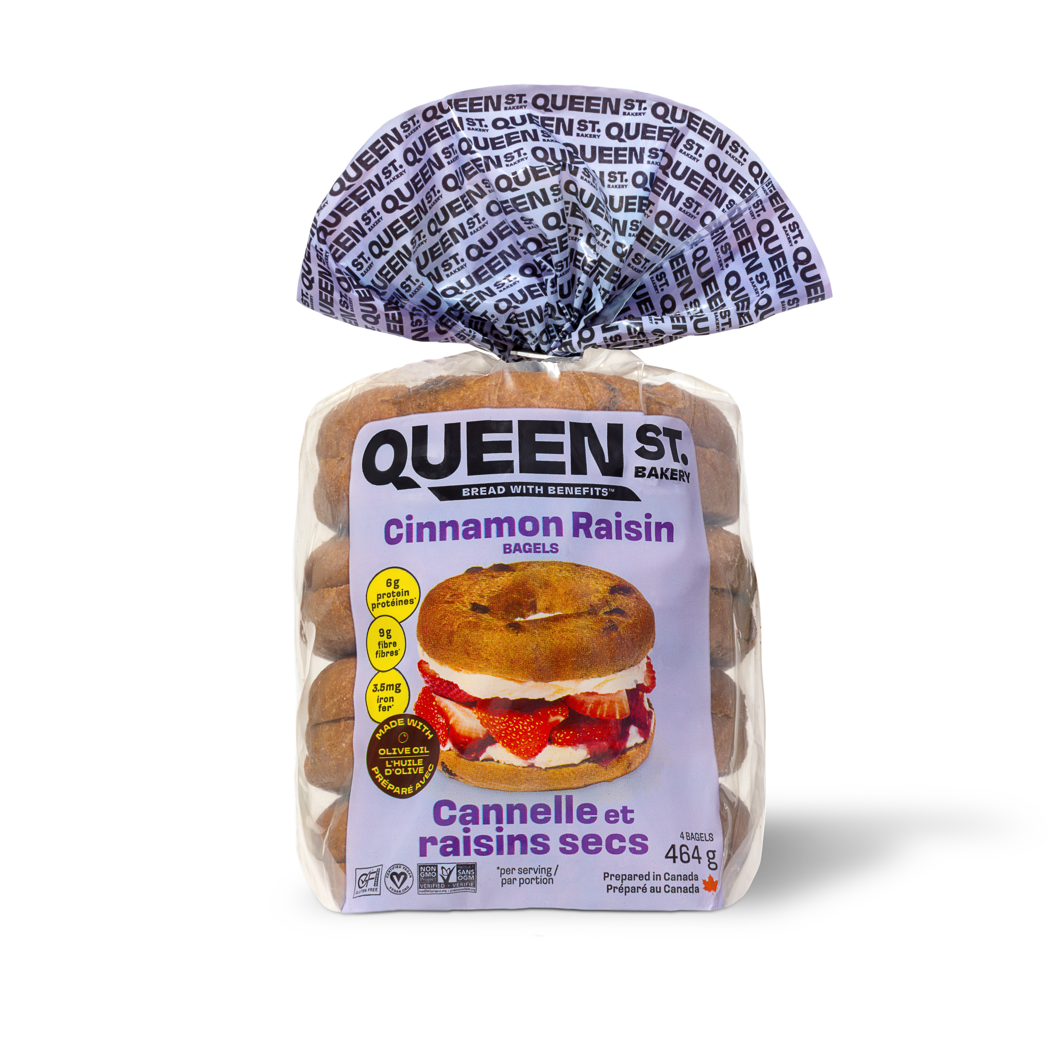 Queen St. Bakery Cinnamon Raisin - Superfood Bagel
