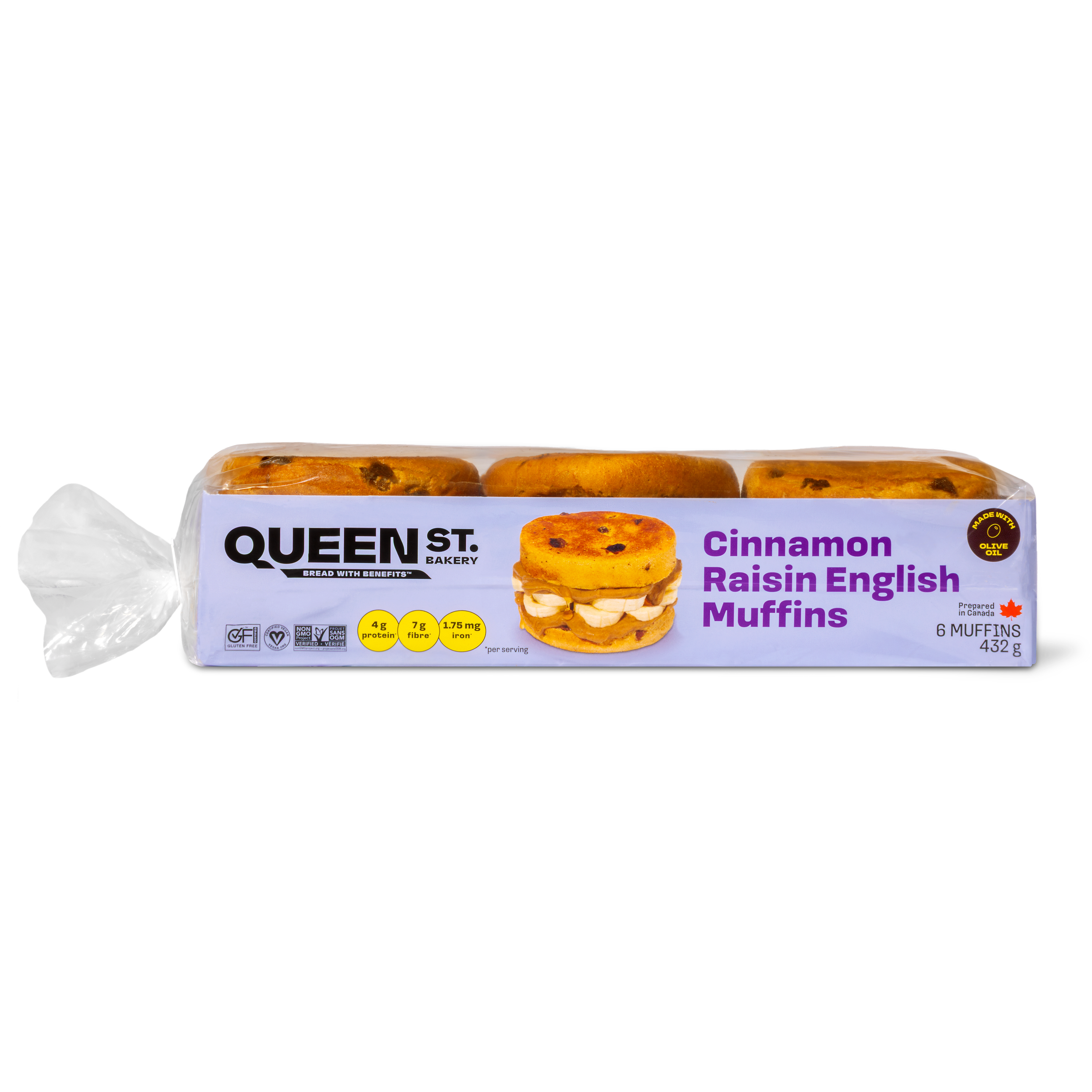 Queen St. Bakery Cinnamon Raisin English Muffins