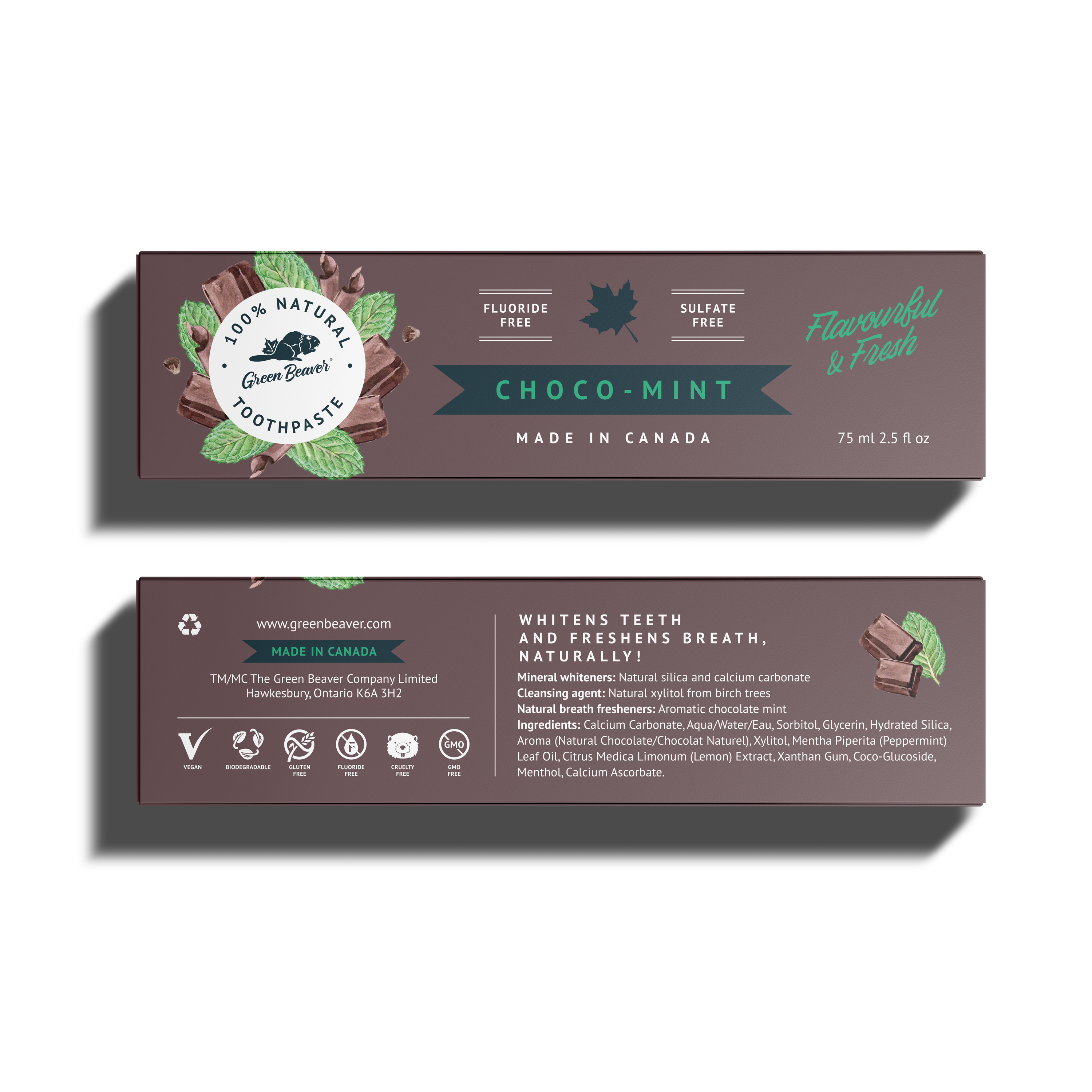 Green Beaver Choco-Mint Natural Toothpaste