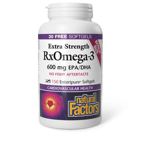 Natural Factors Extra Strength RxOmega-3 (Bonus Size)