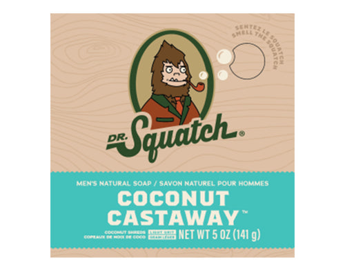 Dr. Squatch Coconut Castaway Men's Bar Soap