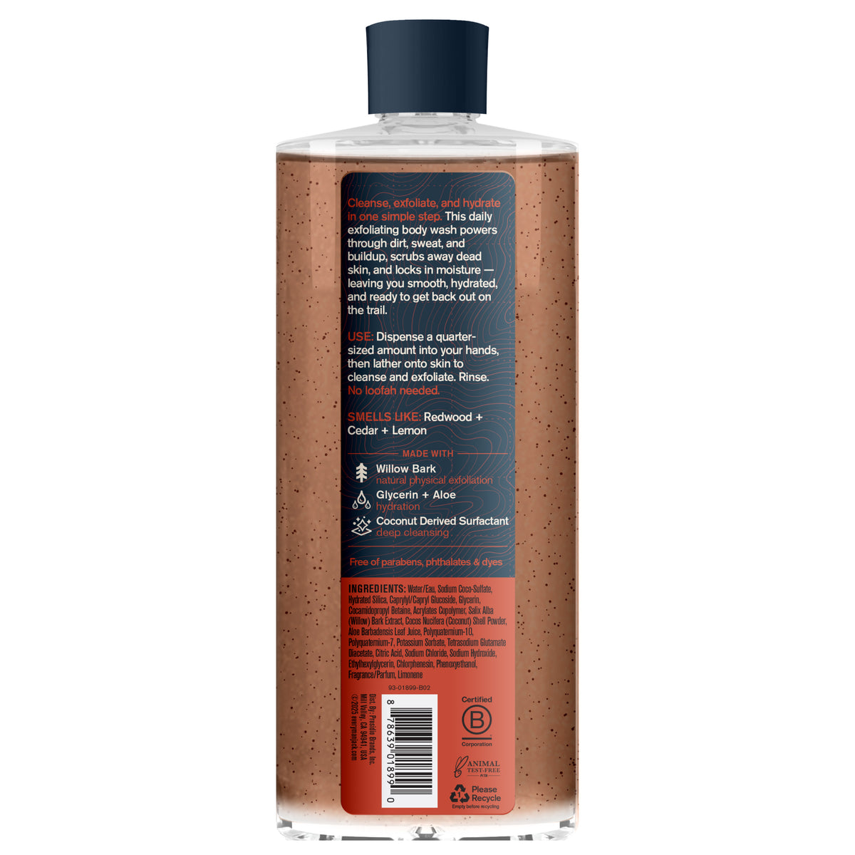Every Man Jack Redwood Forest Exfoliating Body Wash