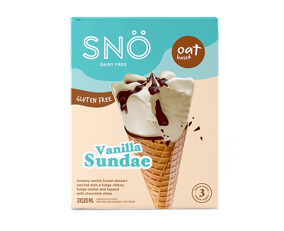 Sno Vanilla Sundae Dairy-Free Cones