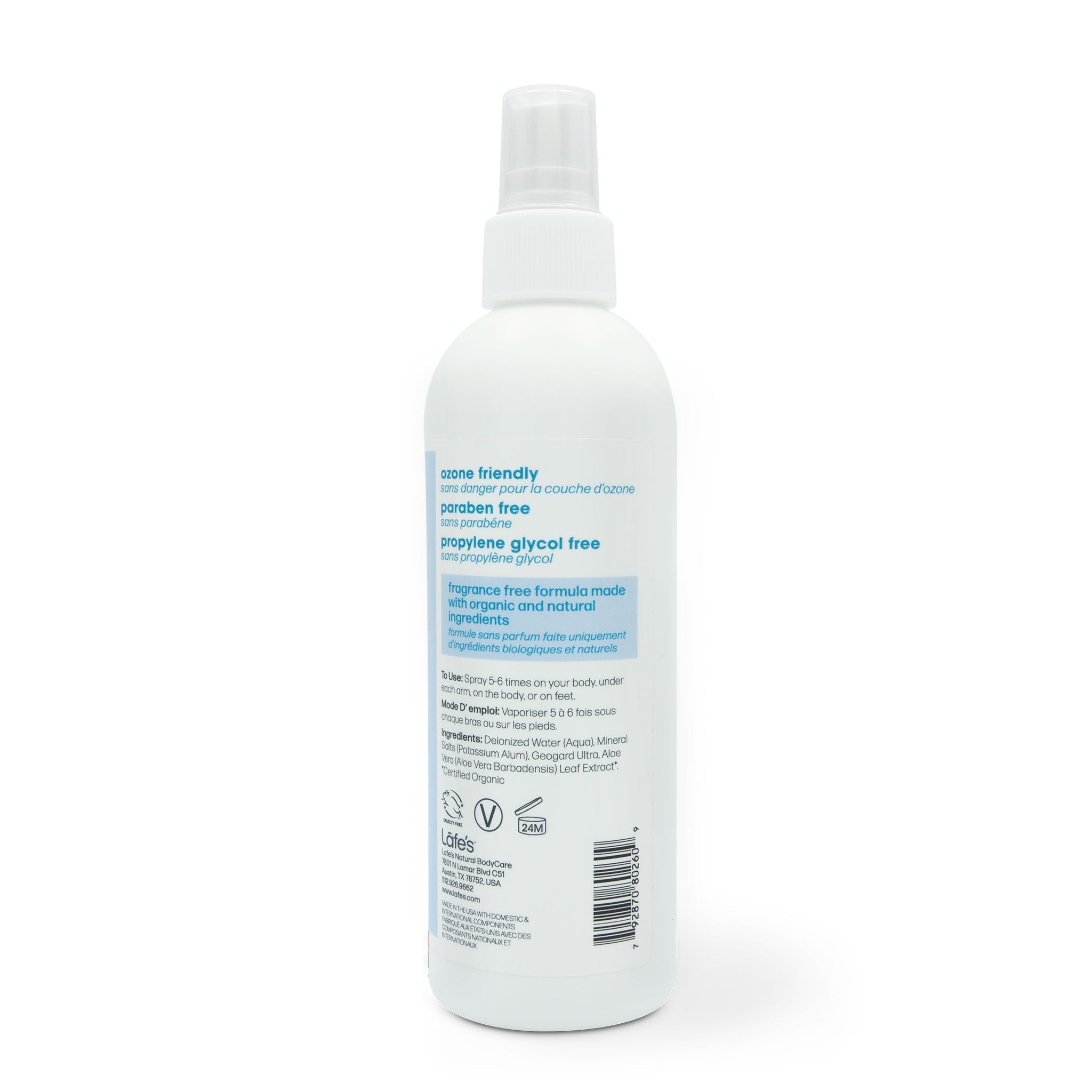 Unscented Deodorant Spray