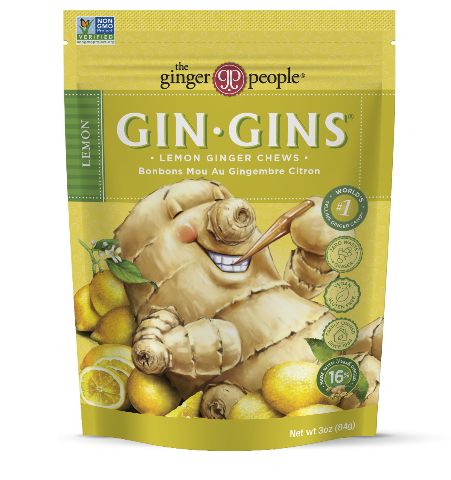 Lemon Ginger Chews