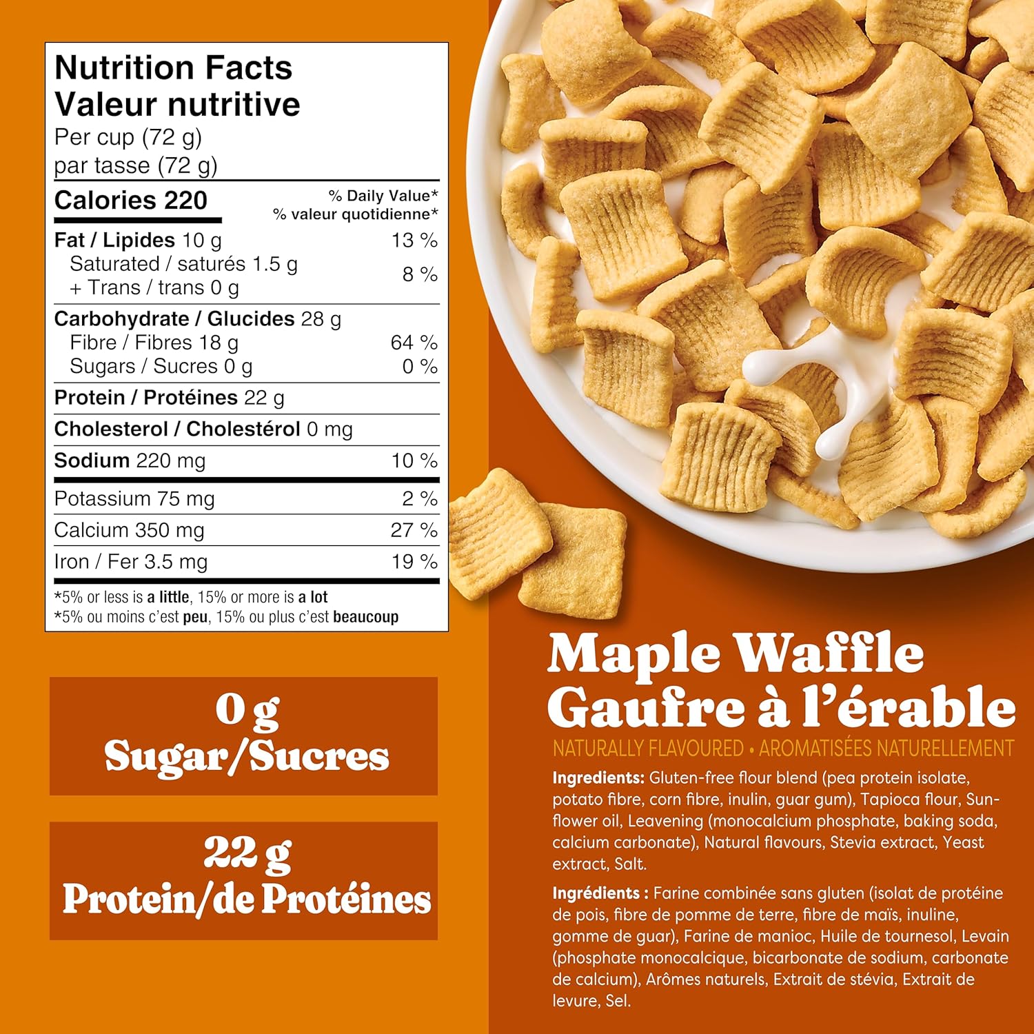 Catalina Crunch Keto Friendly Maple Waffle Cereal
