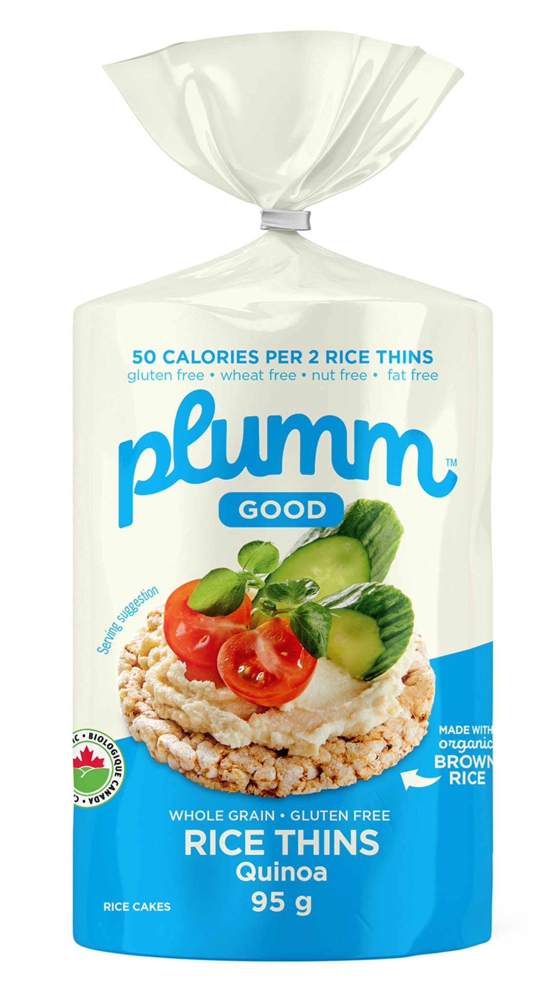 Organic Quinoa Whole Grain Brown Rice Thins