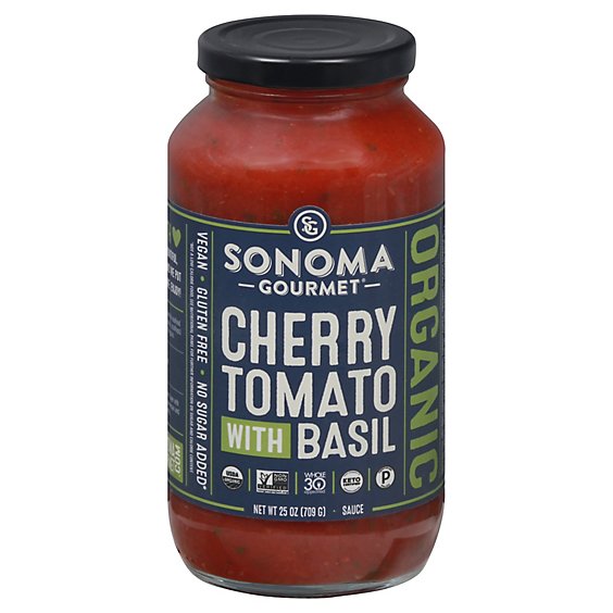 Sonoma Gourmet Cherry Tomato With Basil Sauce