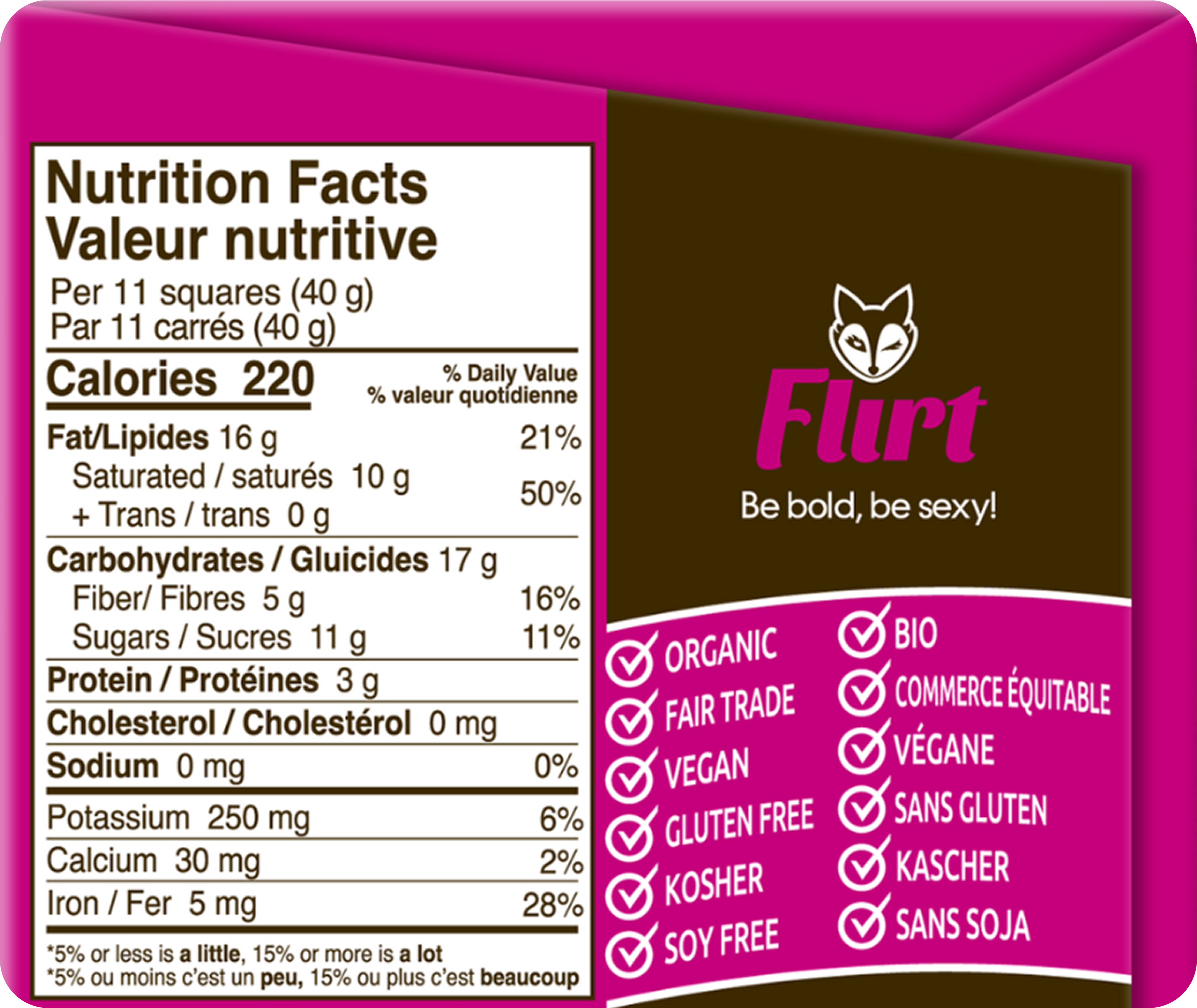 Zazubean Organic Flirt Chocolate