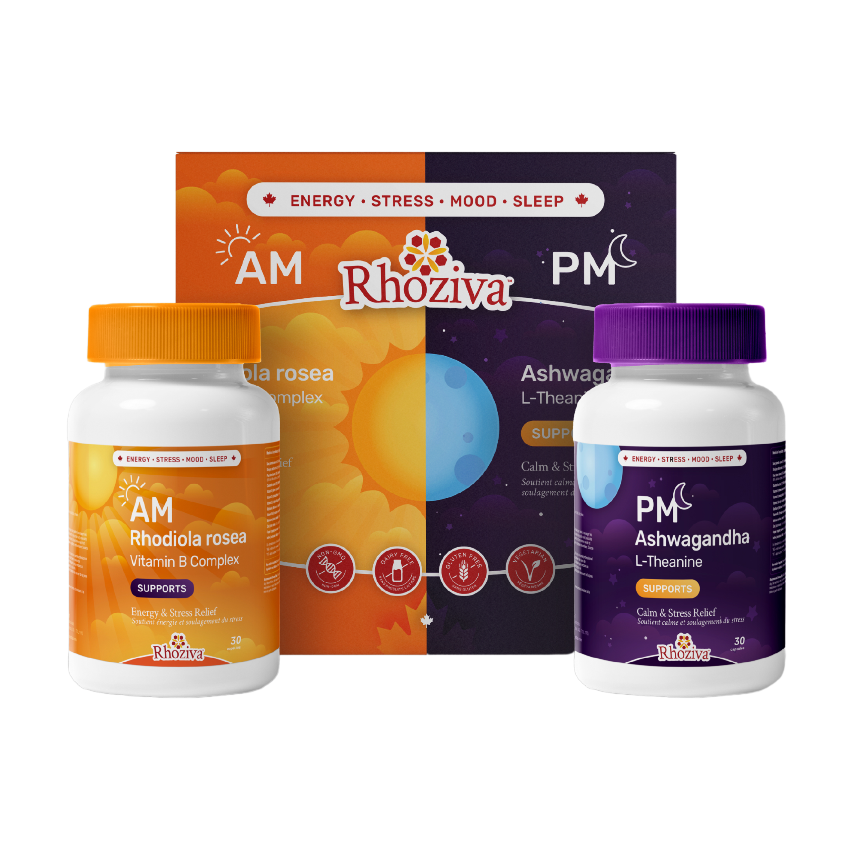 Nanton Nutraceuticals Rhoziva AM/PM Kit