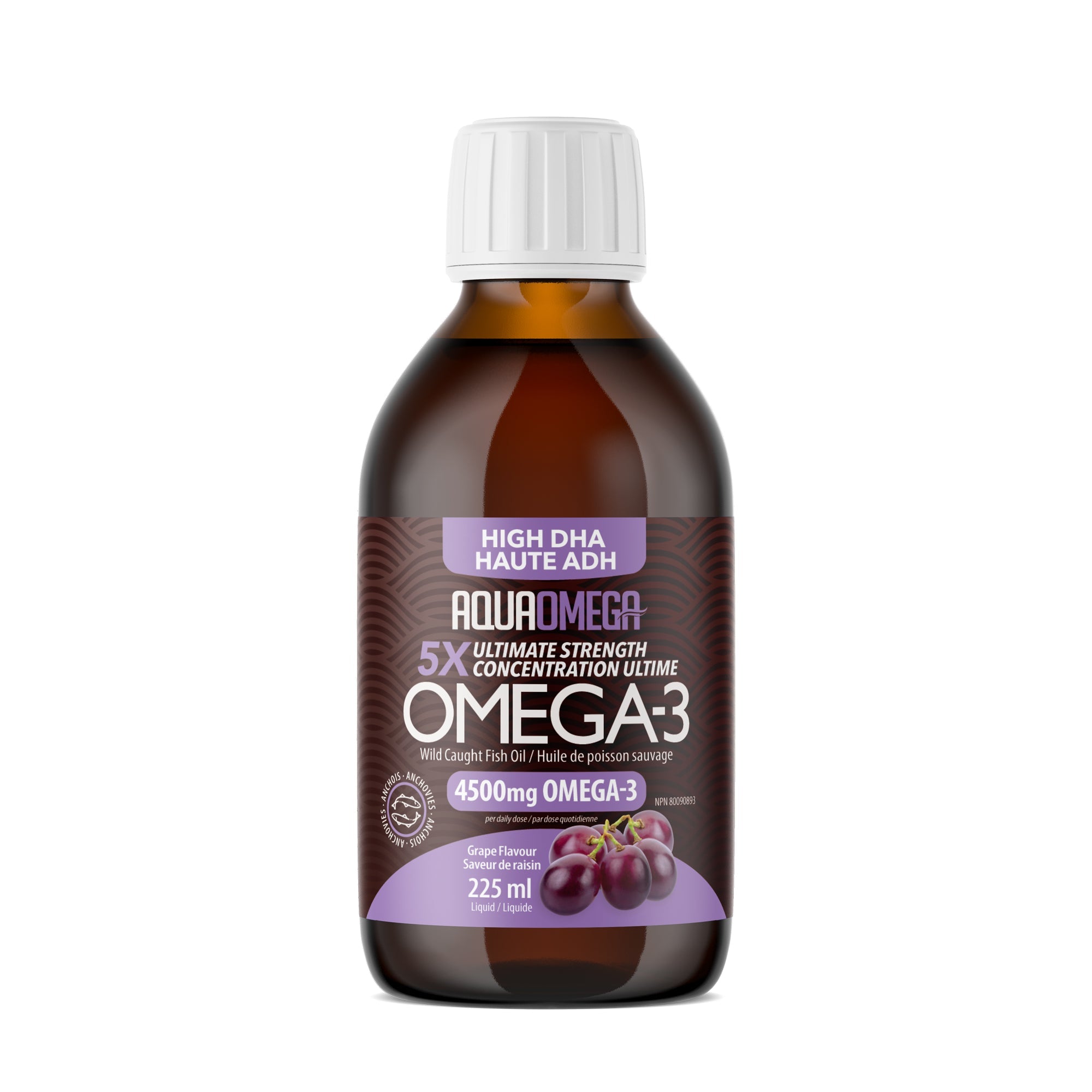 Aquaomega High DHA Grape Omega-3