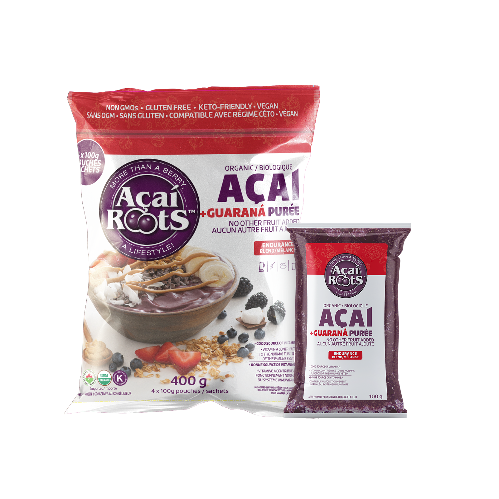 Acai Roots Organic Acai & Guarana Smoothie