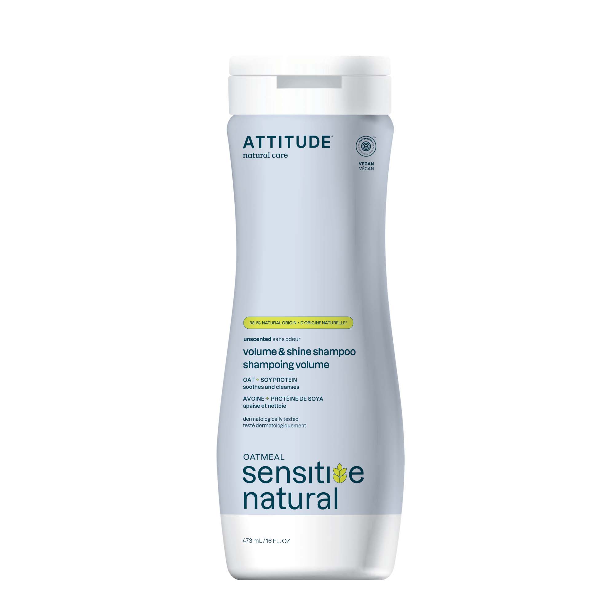 Attitude Unscented Volume & Shine Shampoo