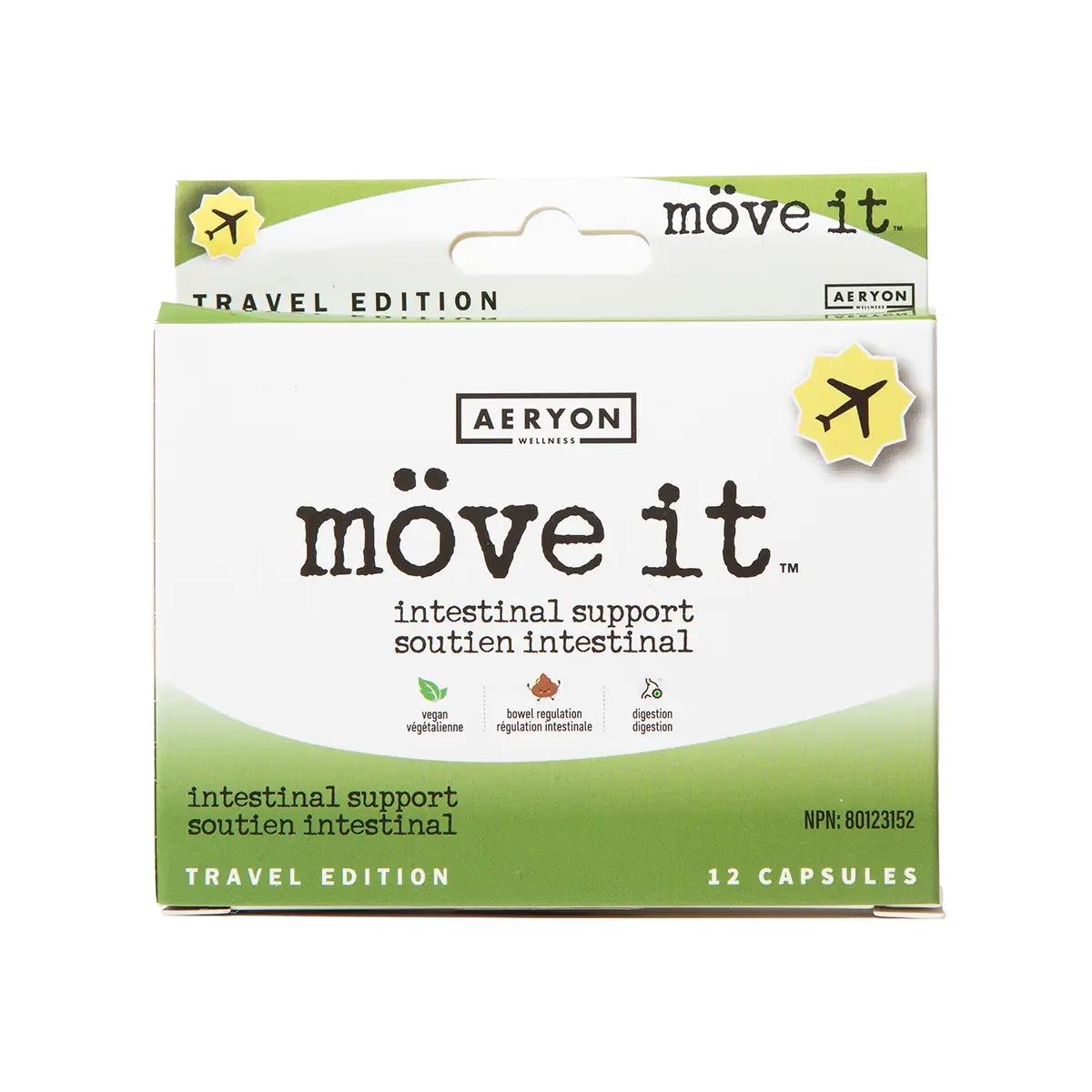 Aeryon Wellness Move It - Intestinal Support Travel Edition