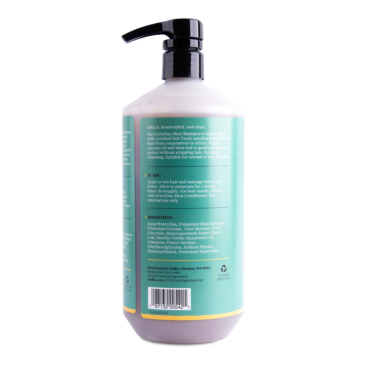 Alaffia Vanilla Shea Shampoo