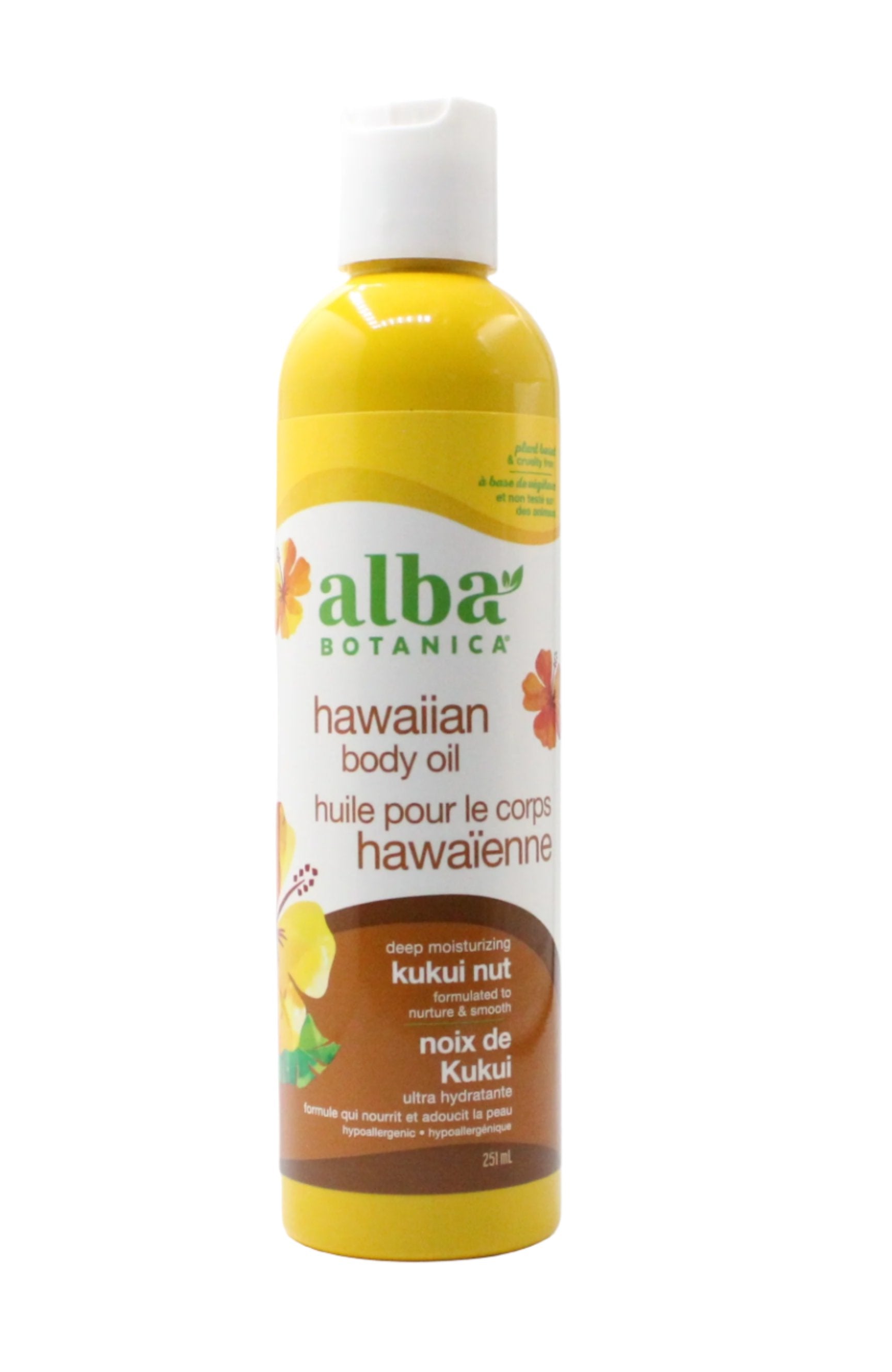 Alba Botanica Kukui Nut Body Oil