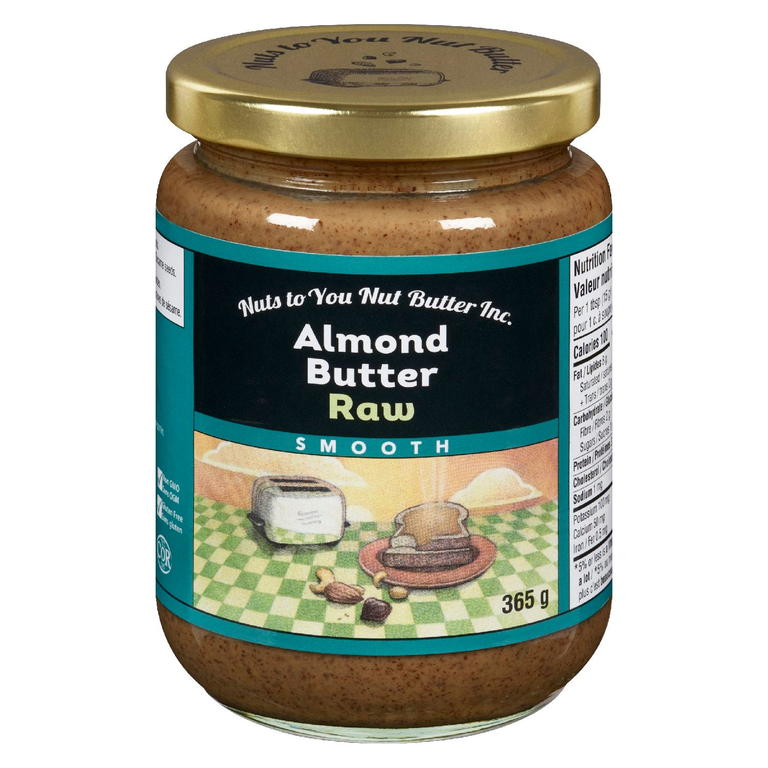 Nuts To You Raw Smooth Almond Butter