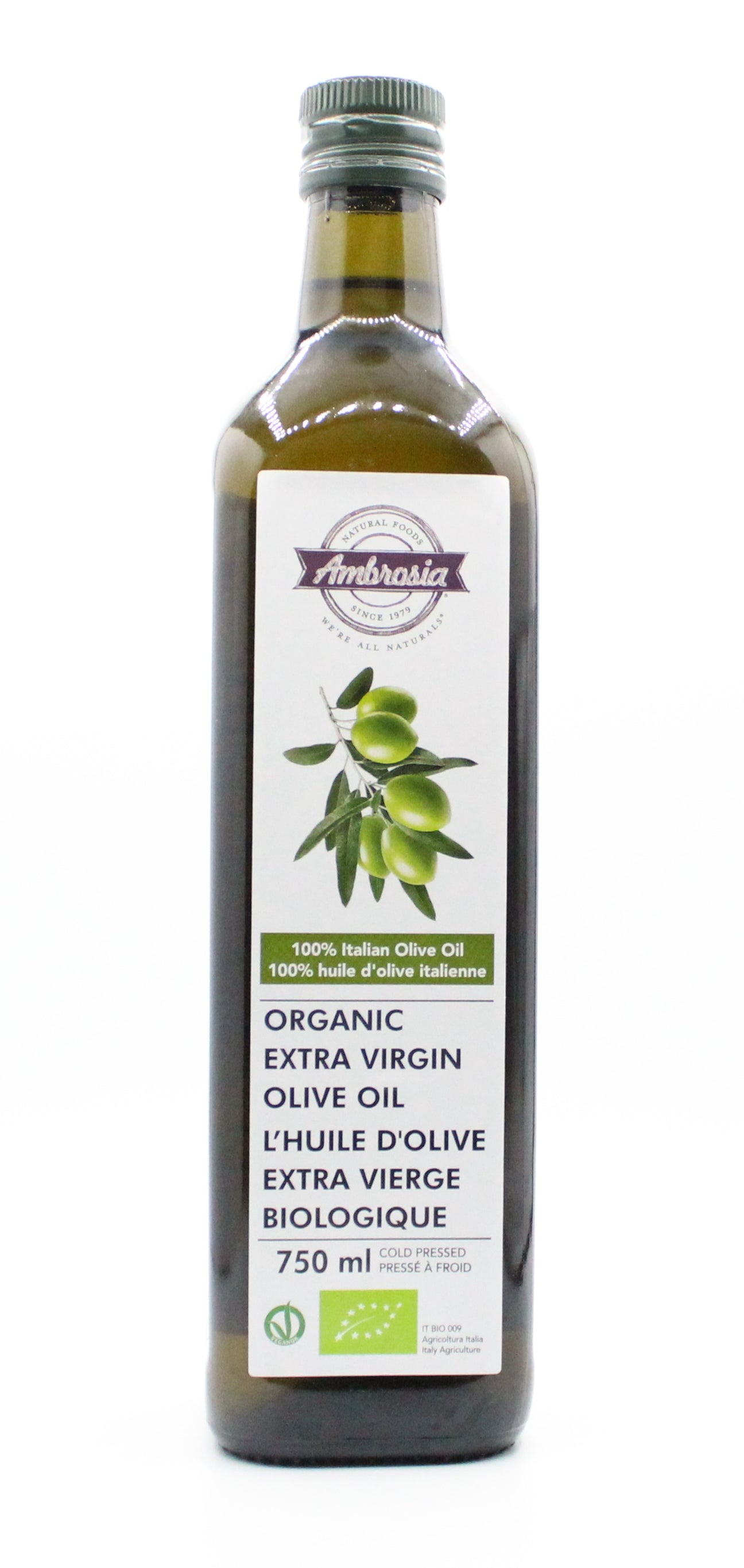 Ambrosia Organic Italian Extra Virgin Olive Oil