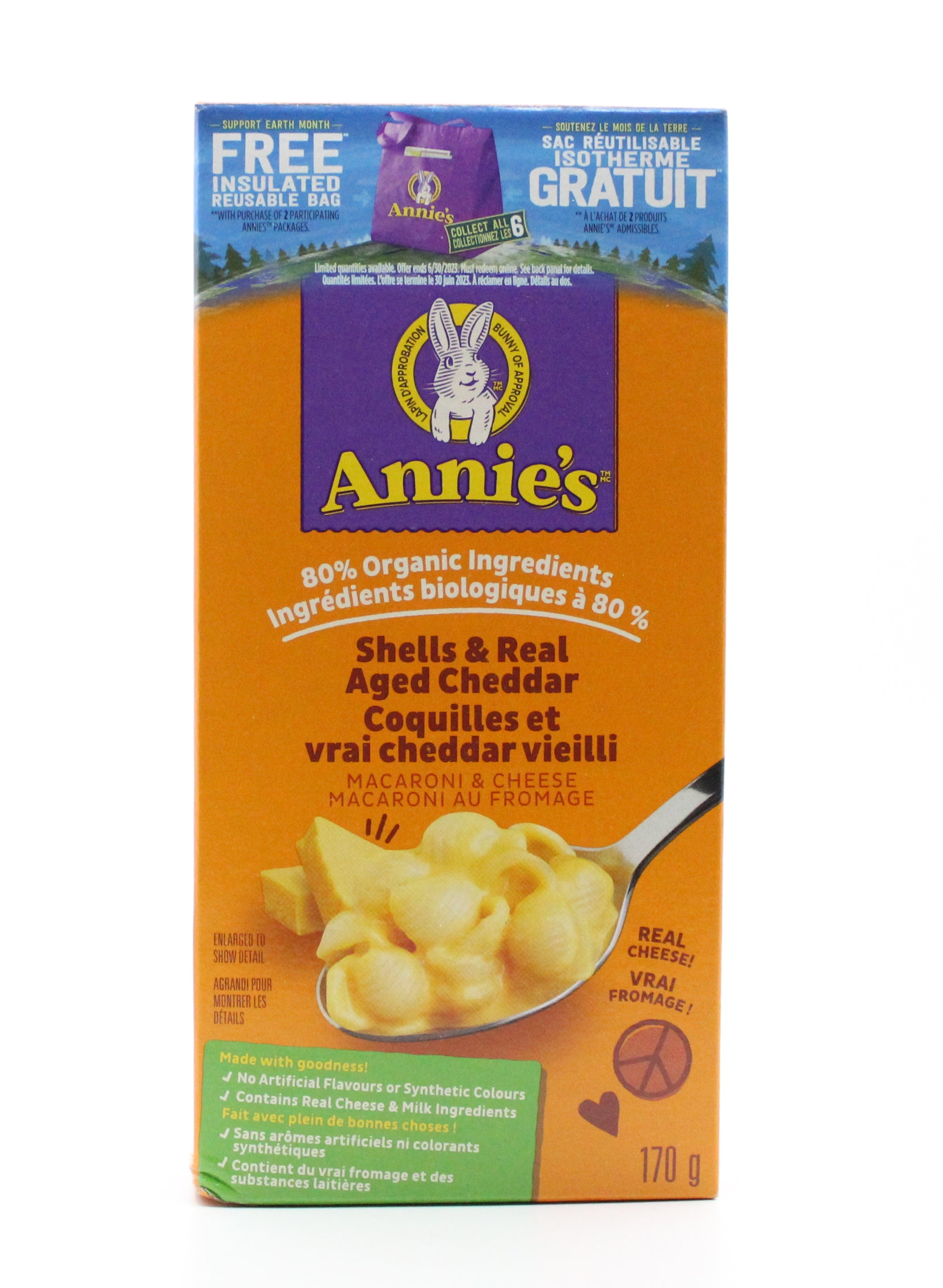 Annie's Homegrown Shells & Real Aged Cheddar Macaroni & Cheese