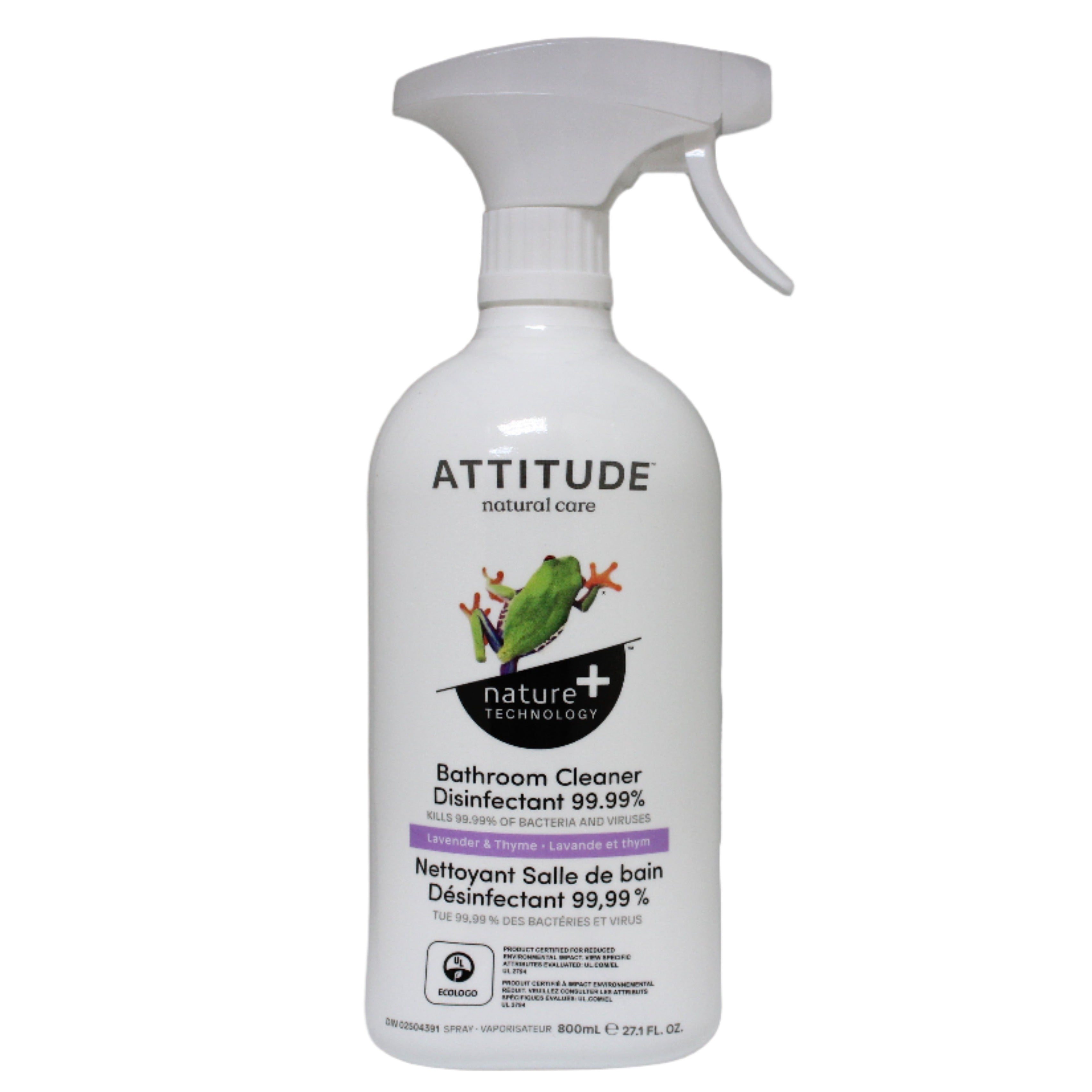 Attitude Lavender & Thyme Bathroom Cleaner Disinfectant