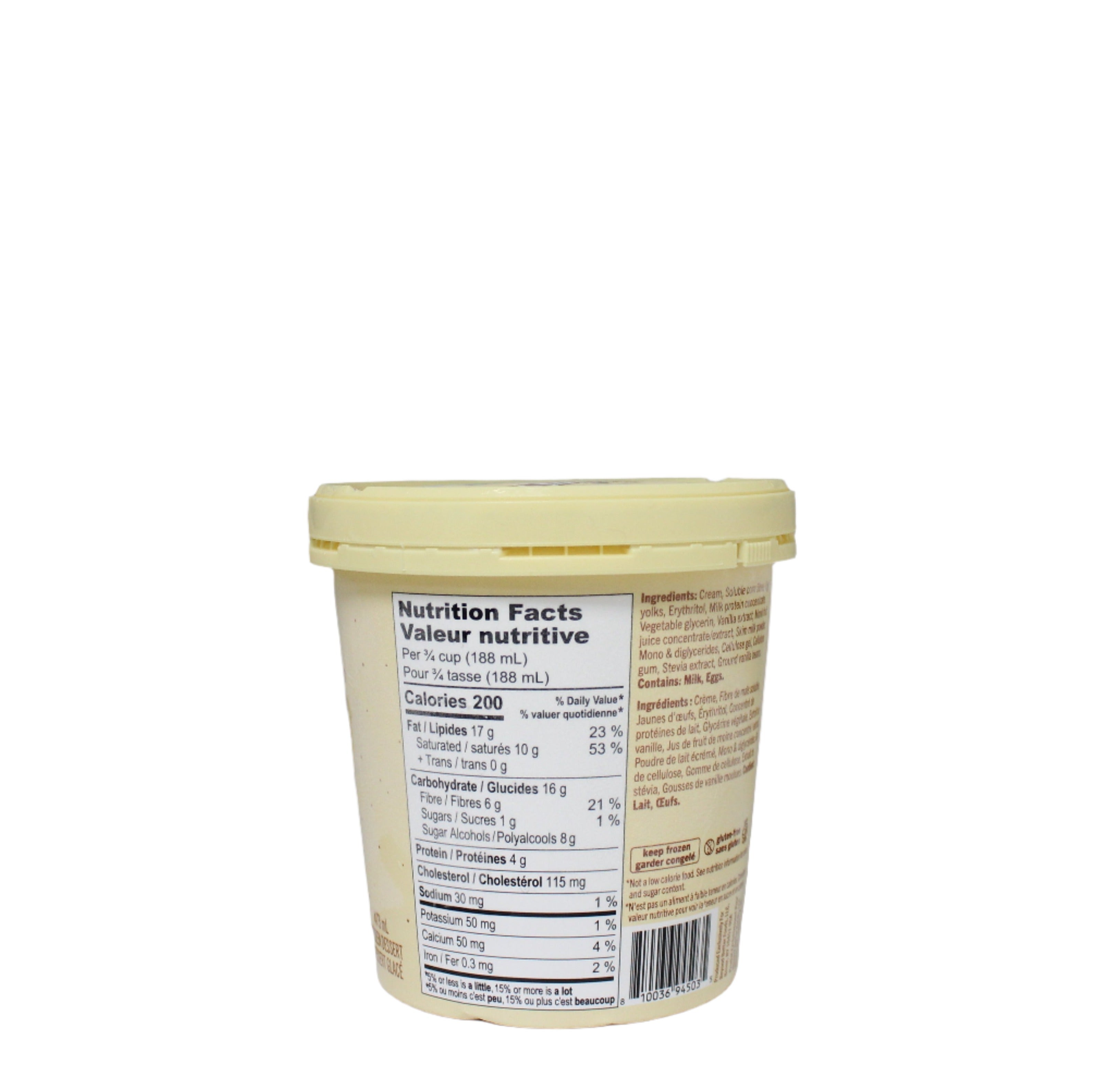 Enlightened Keto Vanilla Bean Ice Cream