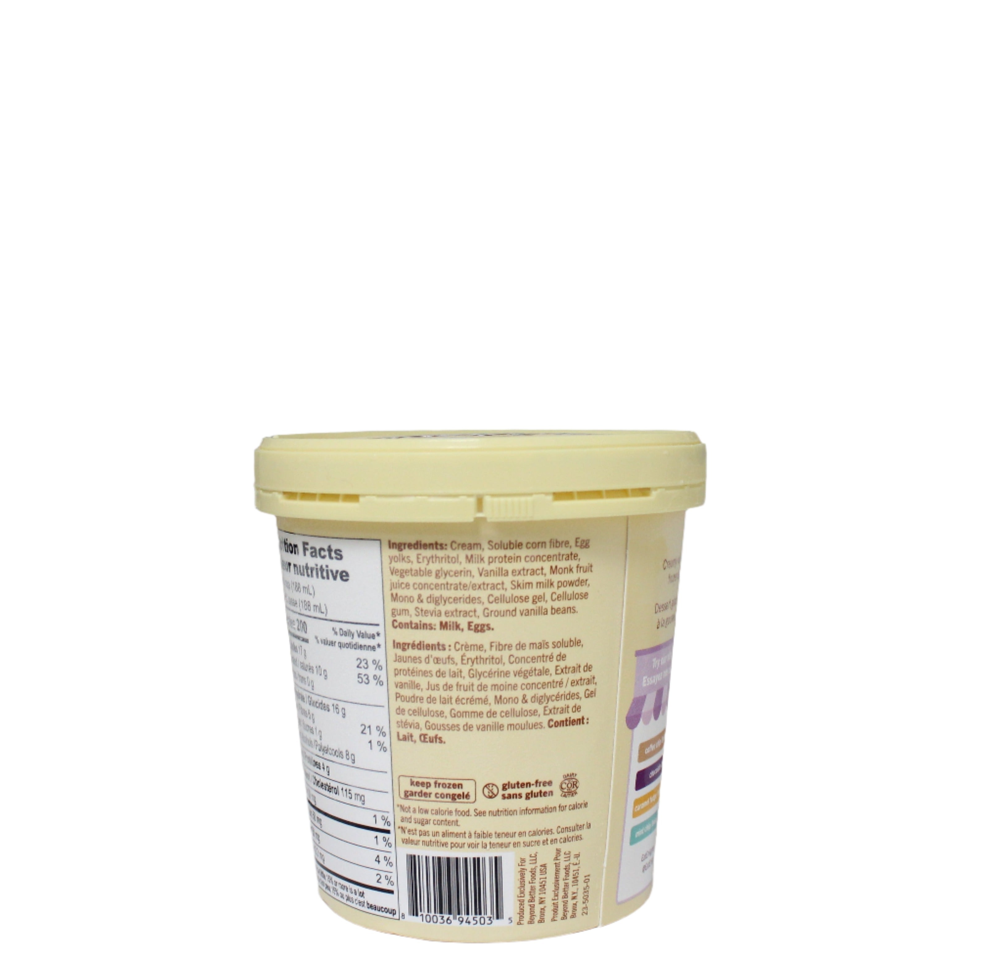 Enlightened Keto Vanilla Bean Ice Cream