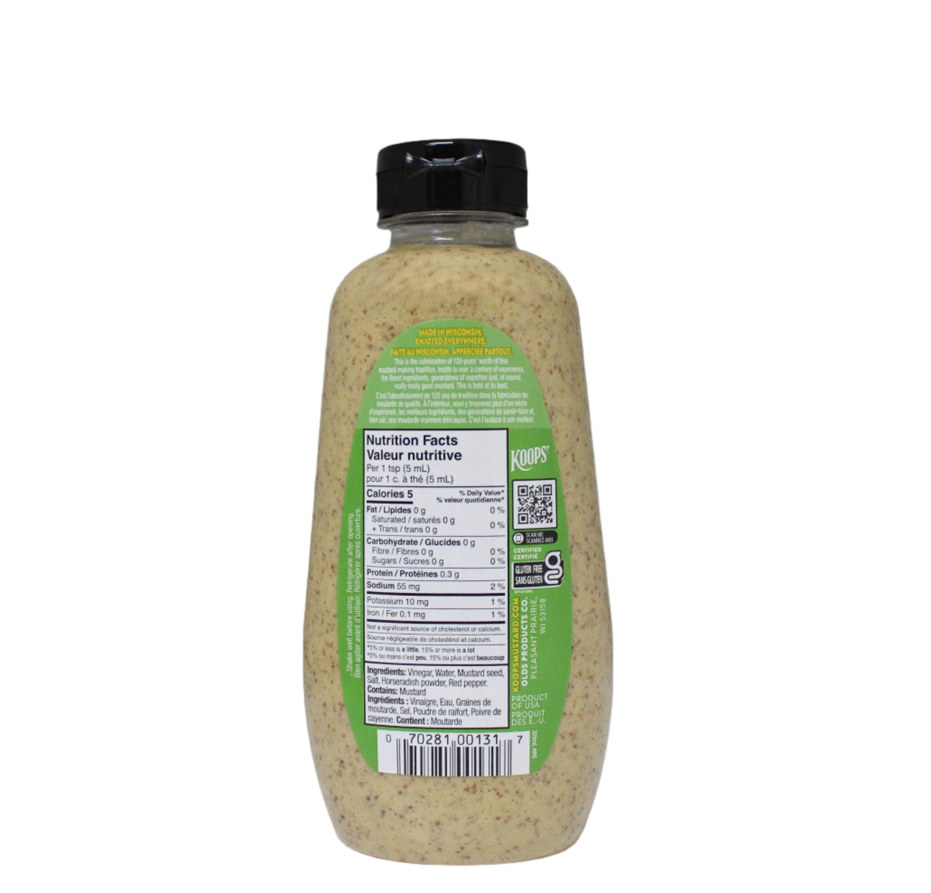Koops' Gluten Free Horseradish Mustard