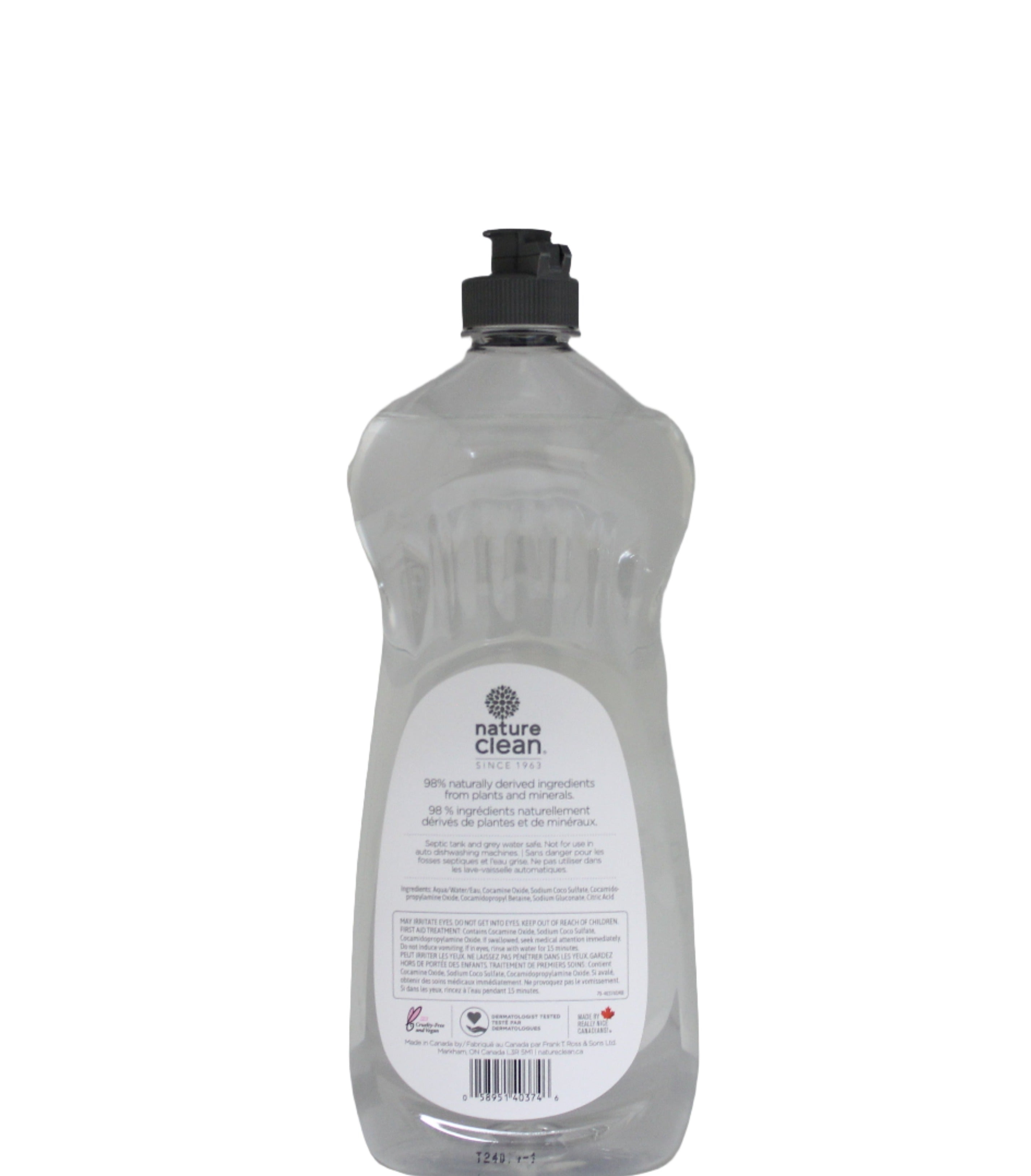 Nature Clean Unscented Dishwashing Liquid