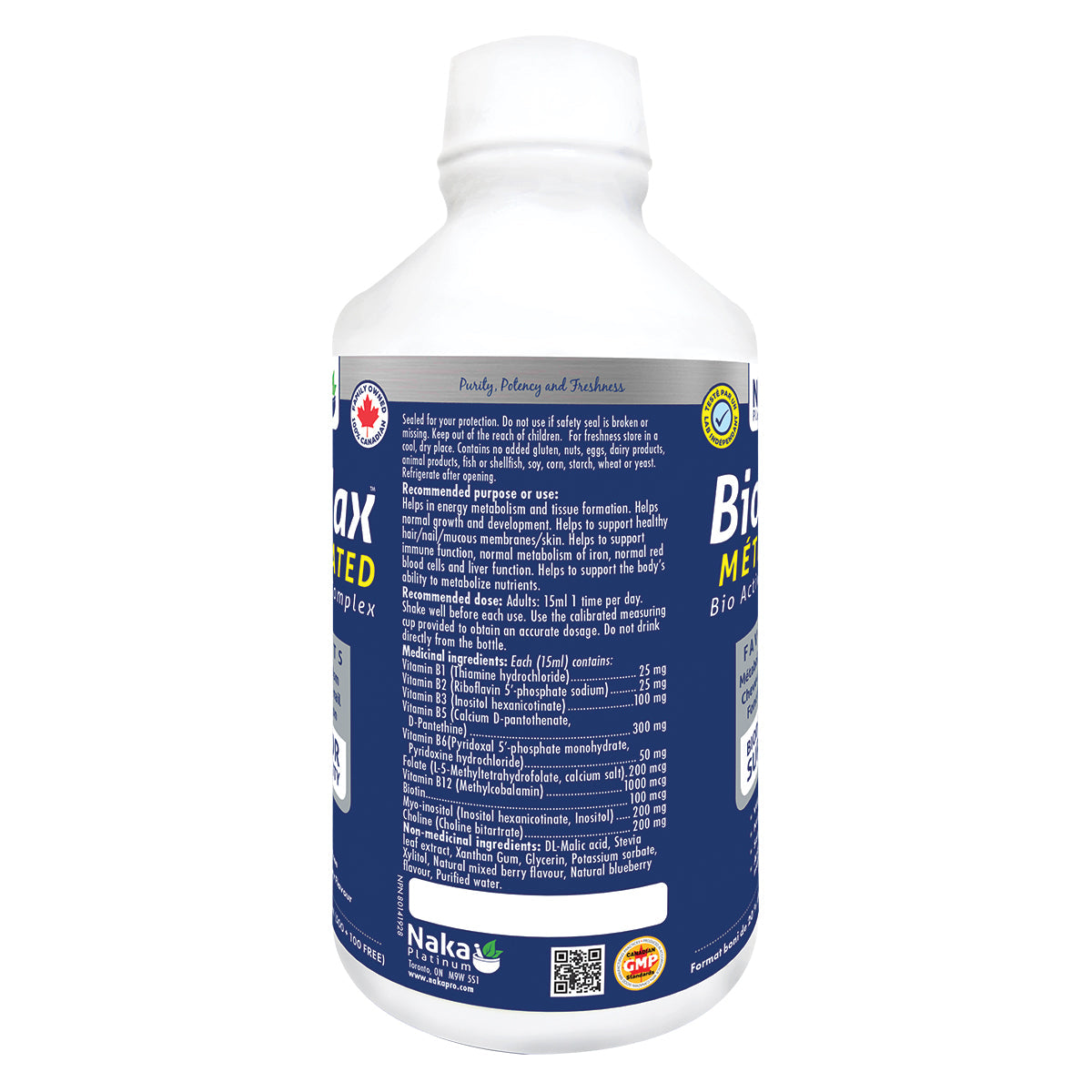 Naka BioMax Methylated Bio Active B Complex