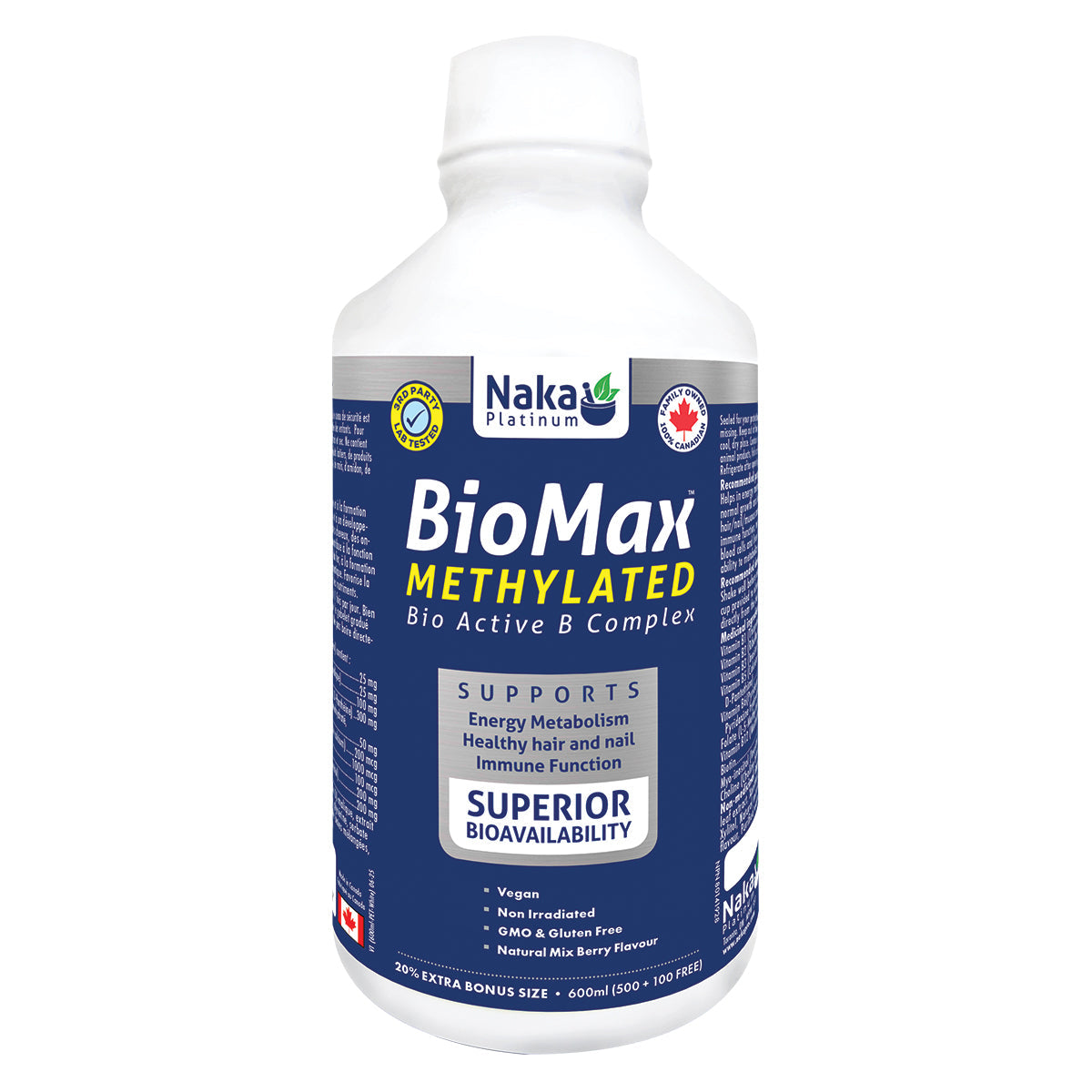 Naka BioMax Methylated Bio Active B Complex