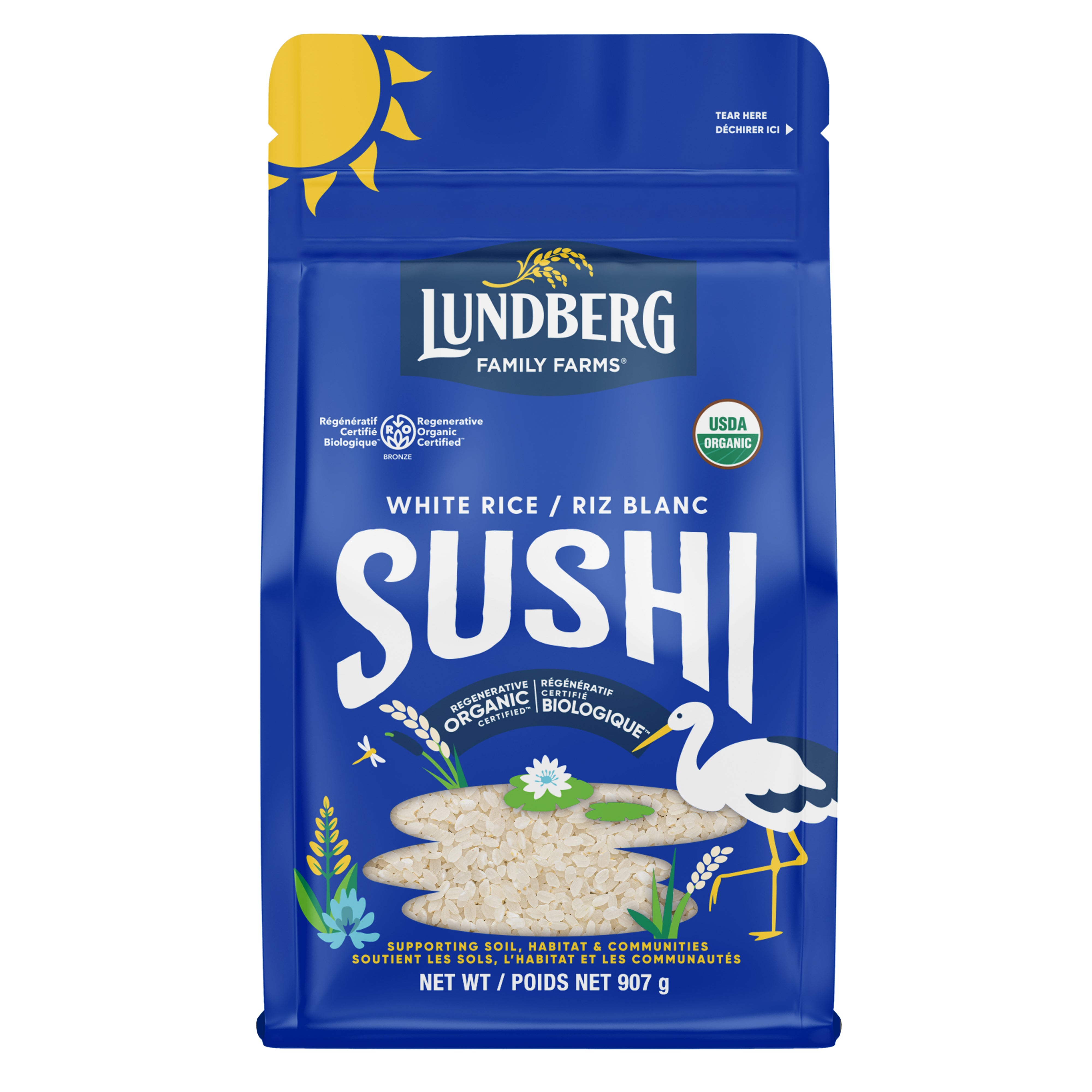 Lundberg Organci Sushi Short Grain White Rice
