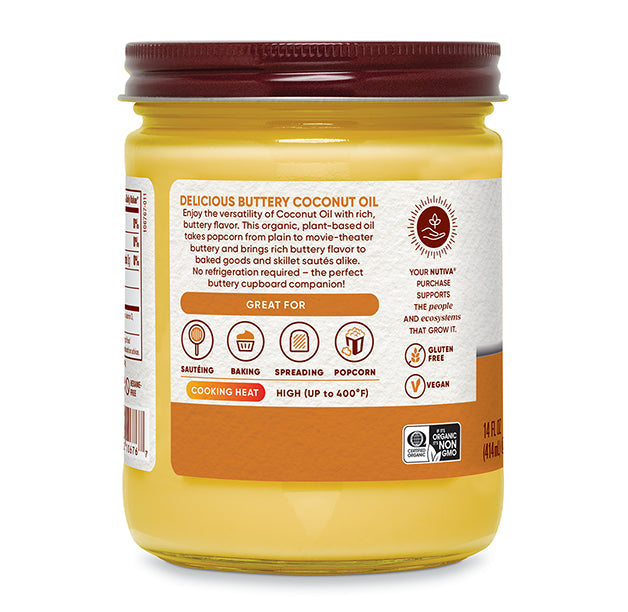Nutiva Buttery Flavour Coconut Oil