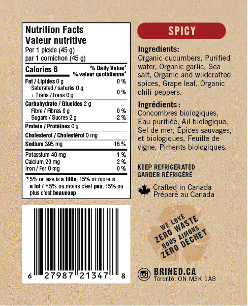 Brined Spicy Full Sour