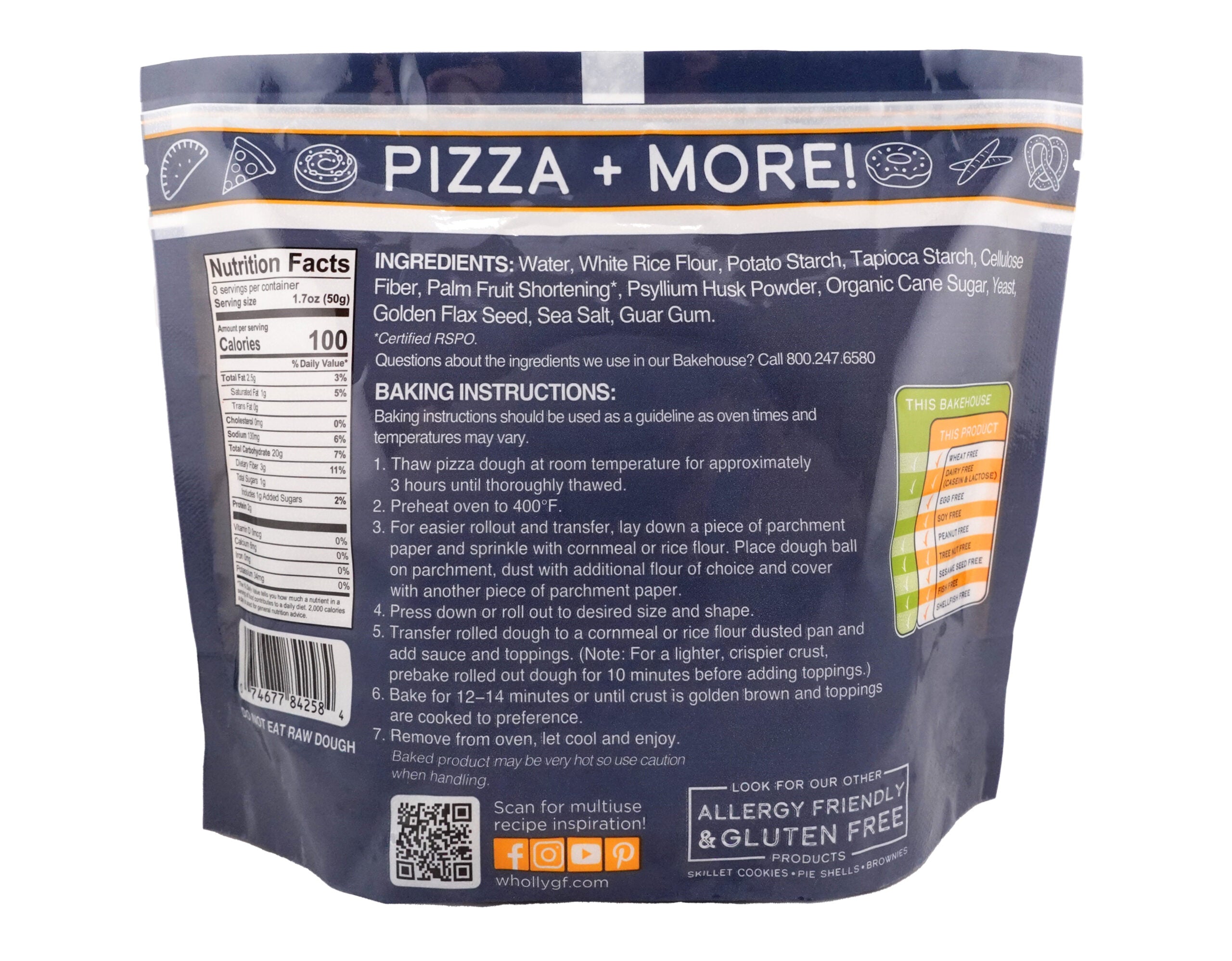 Wholly Wholesome G/F Pizza Dough