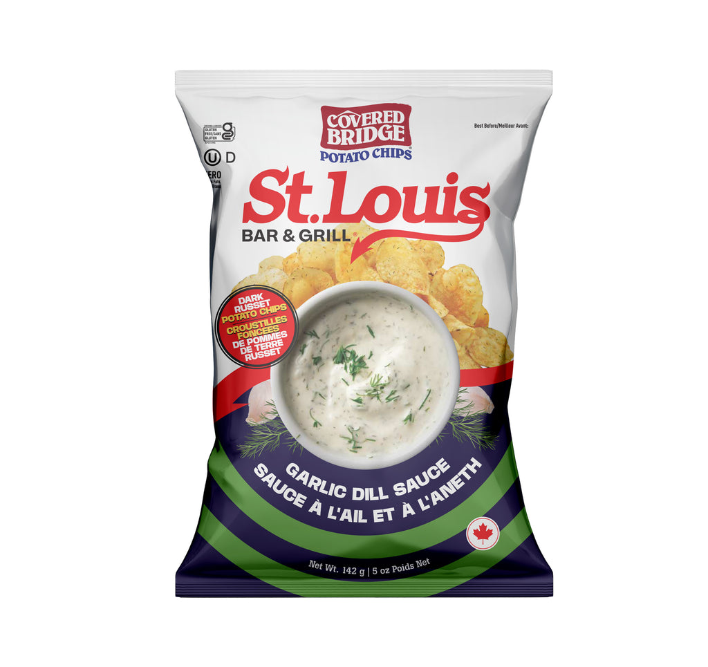 Covered Bridge St. Louis Garlic Dill Sauce Chips