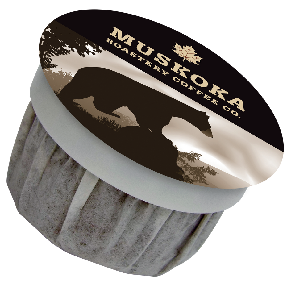 Muskoka Roaster Black Bear Compostable Coffee Pods
