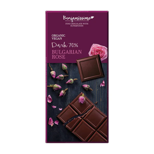 Benjamissimo Organic Bulgarian Rose Chocolate