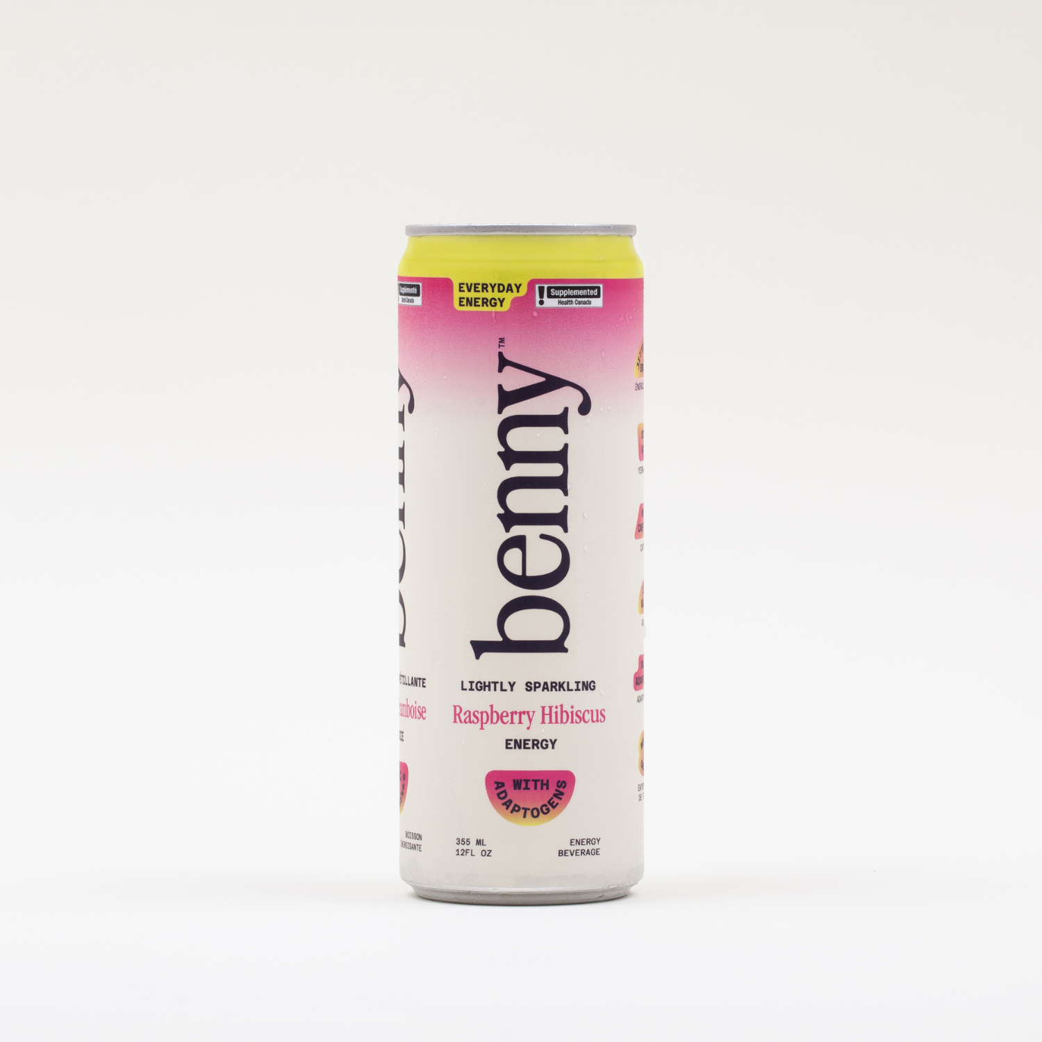 Benny Raspberry Hibiscus + Focus Nourishing Energy Drink