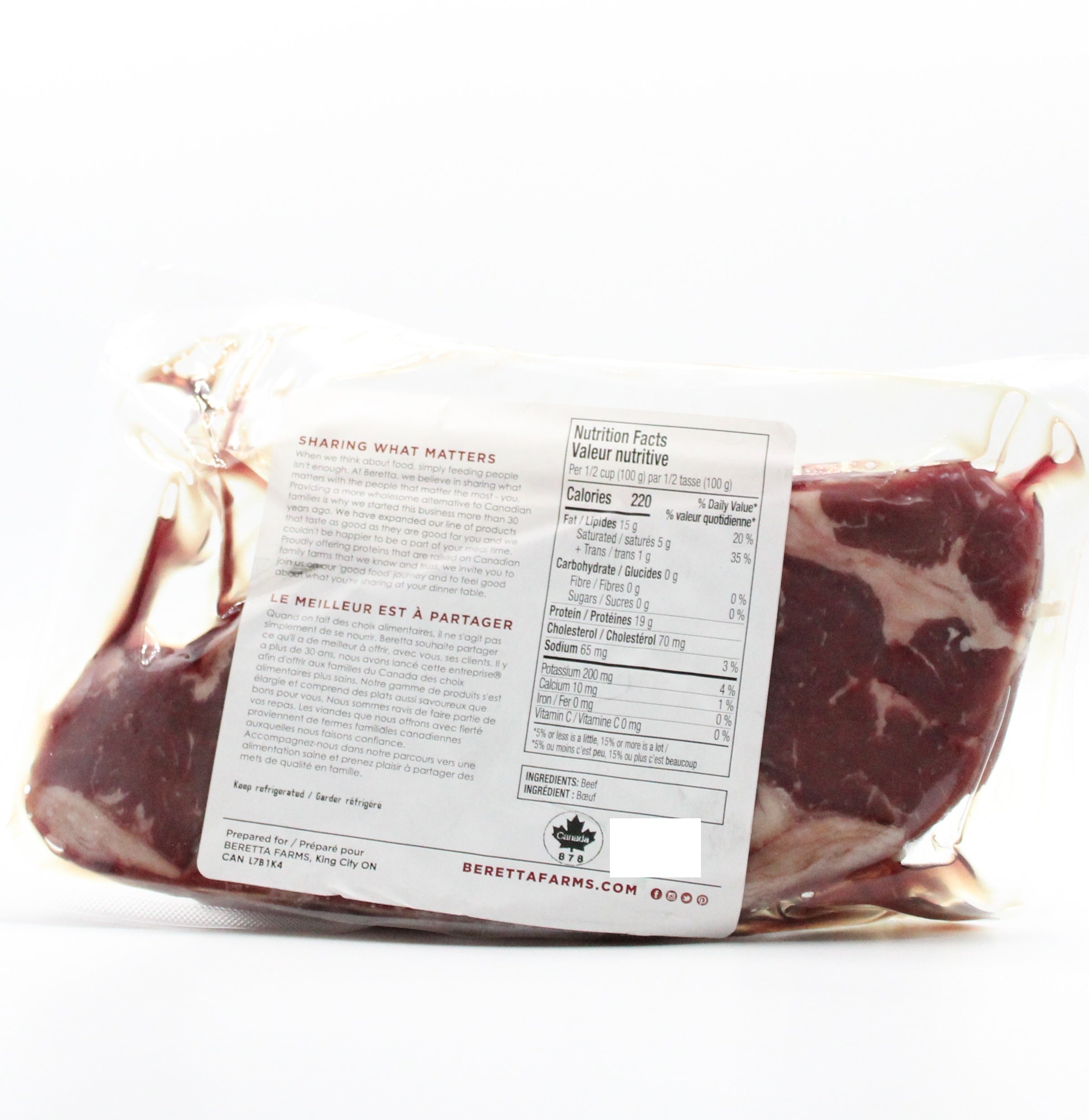 Beretta New York Striploin Steak