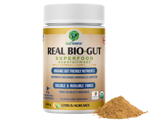LeafSource Organic Citrus Real Bio Gut Superfood