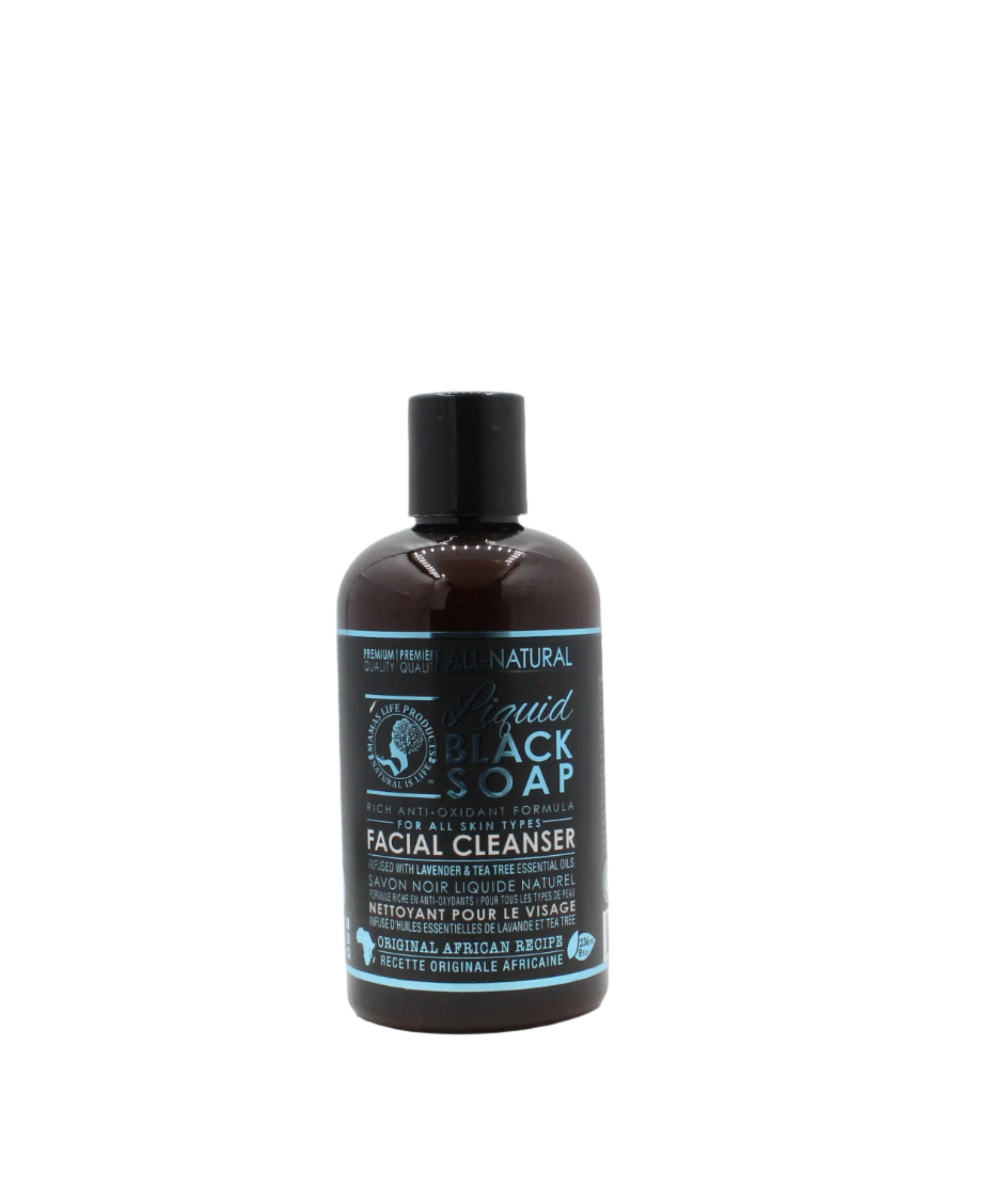 Mamas Life Products Facial Cleanser Liquid Black Soap (236 Ml)